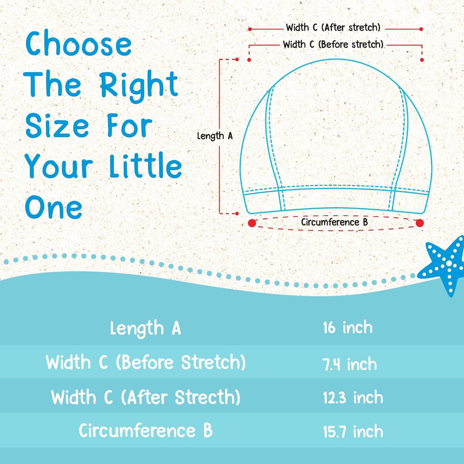 Gorro de natación para niños Cheekaaboo Tiburón - Spandex