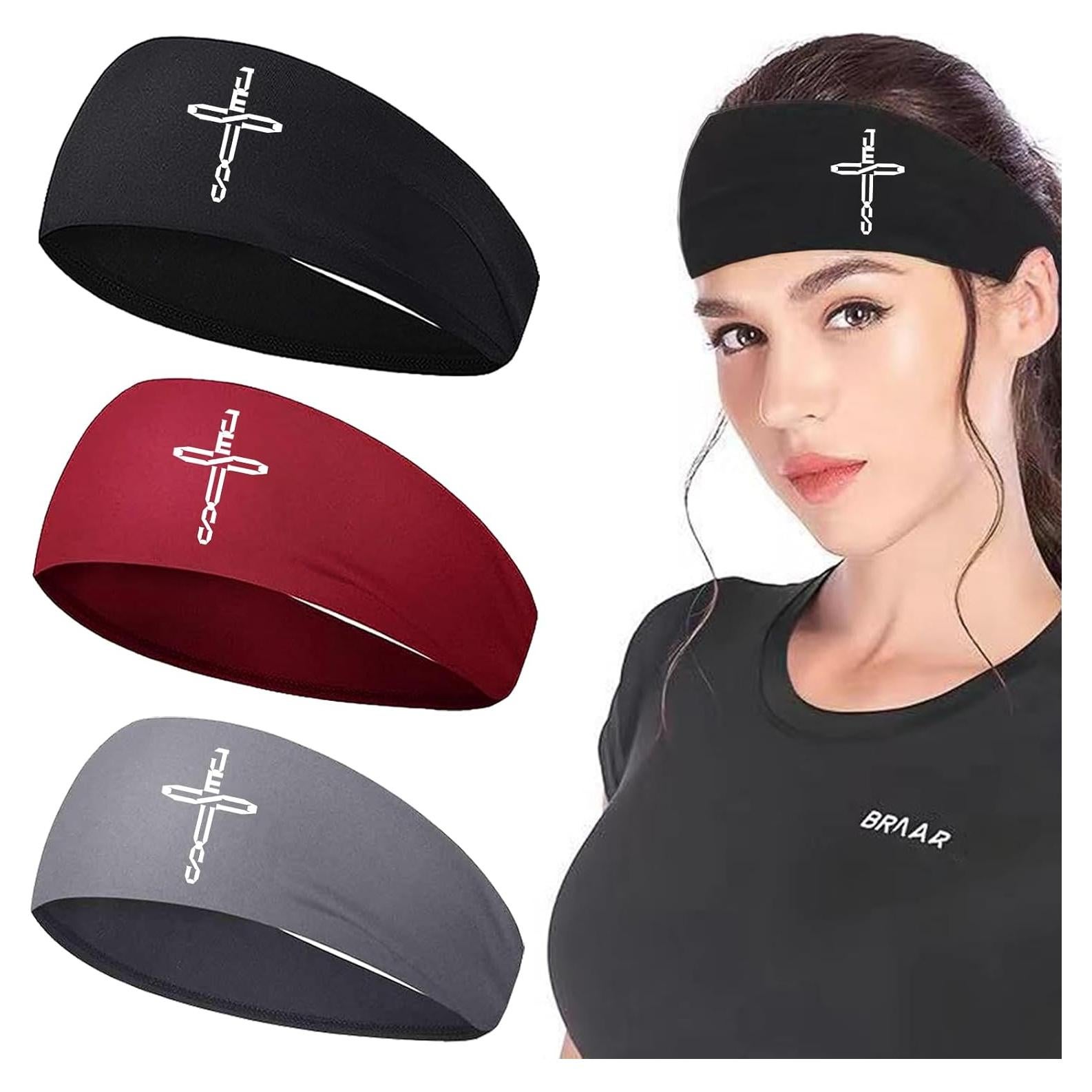Diademas Deportivas Viofre 3 Pcs Unisex para Correr