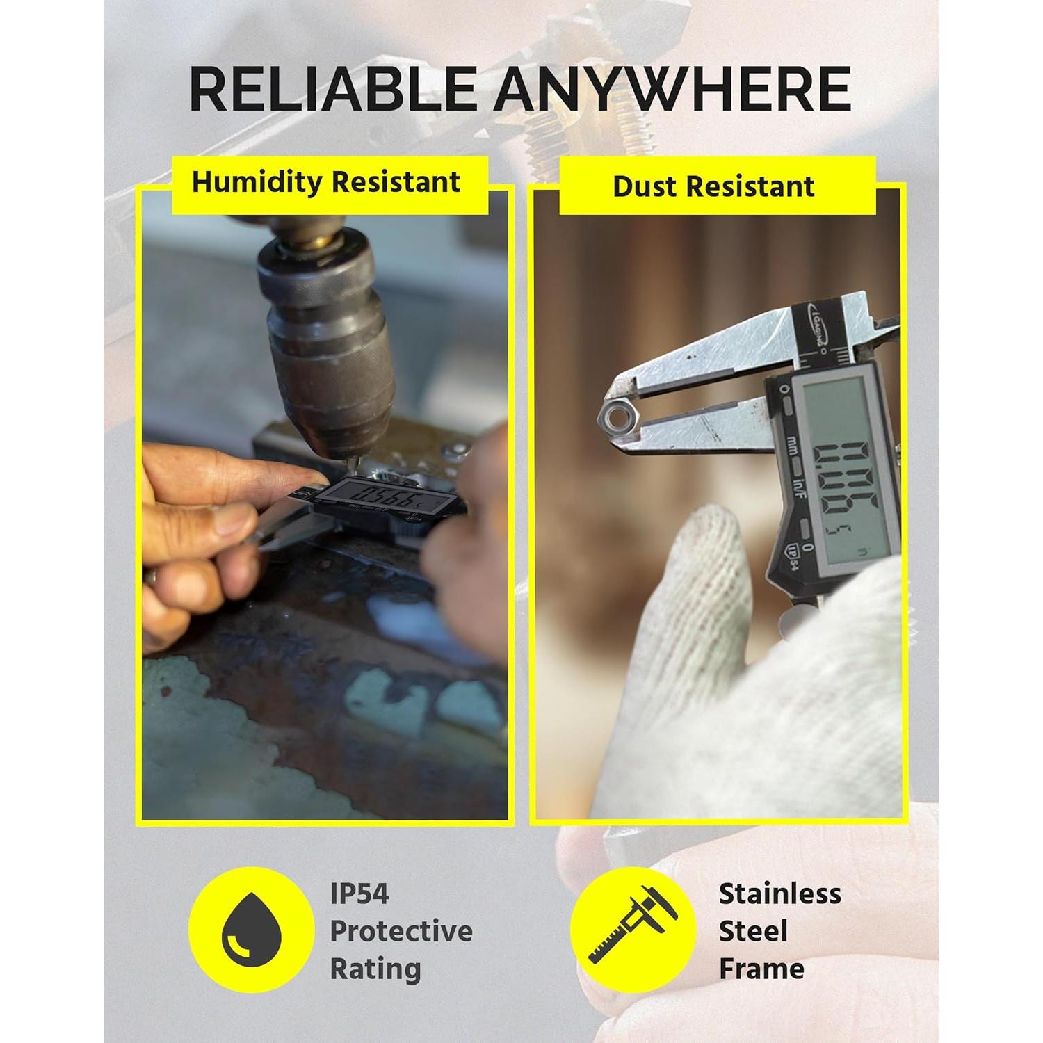 Calibrador Digital Fraccionario iGaging 10.16 cm IP54