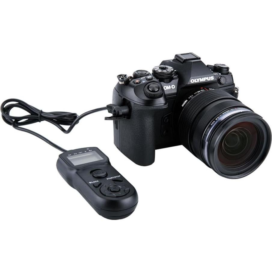 Cable disparador remoto JJC TM-J2 para Olympus E-M1 Mark II