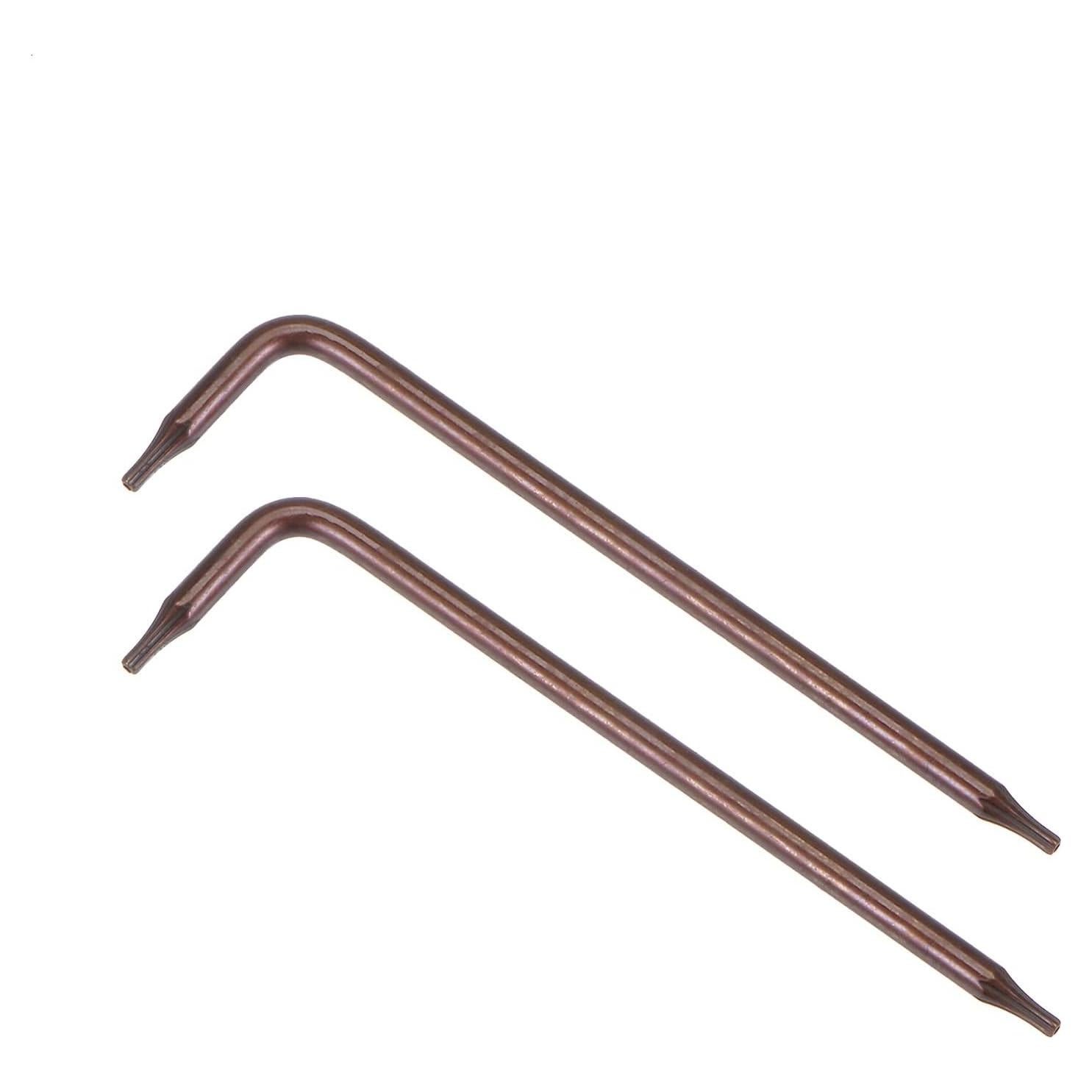 Llave Torx T6 uxcell a Prueba de Manipulación 68 mm 2 Pcs