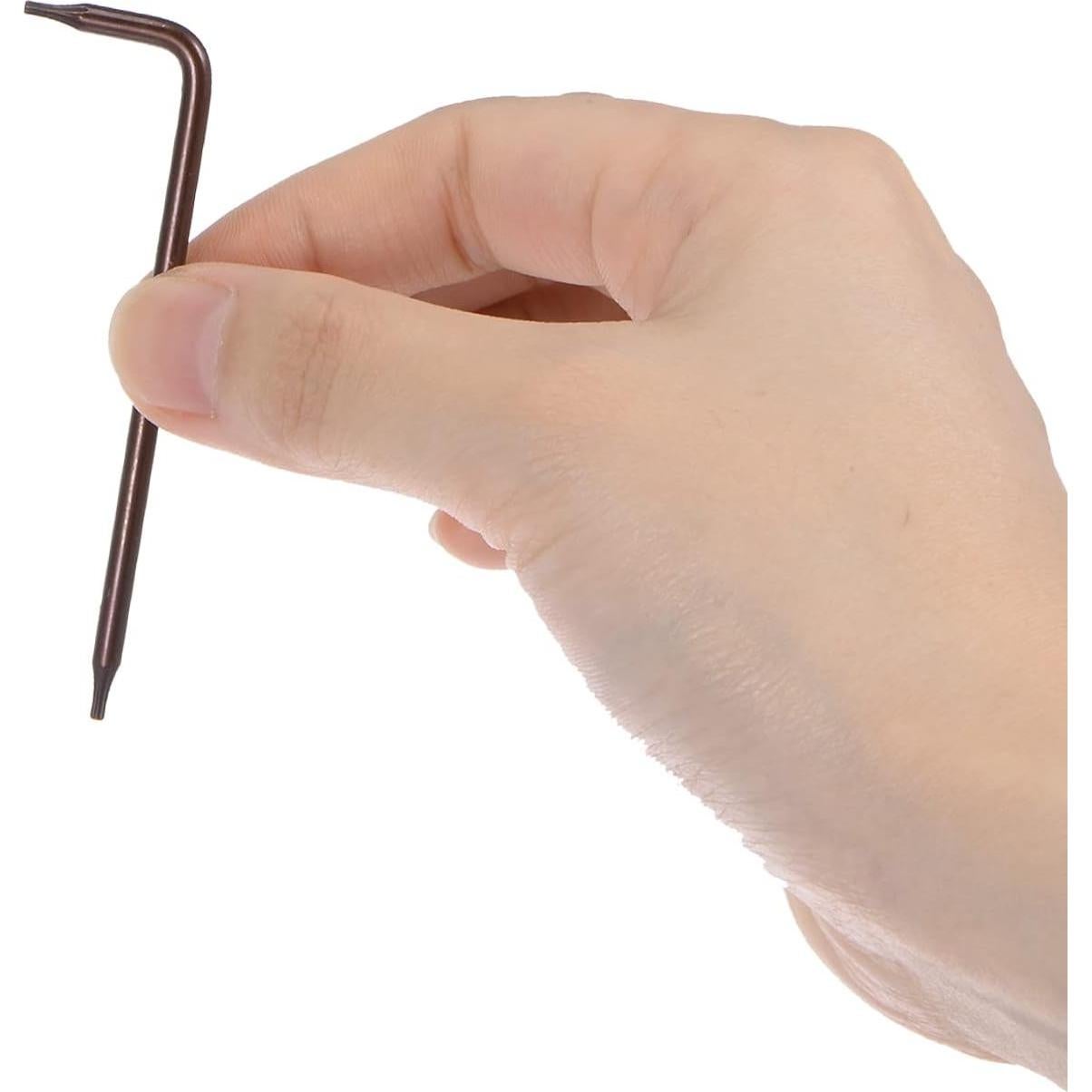 Llave Torx T6 uxcell a Prueba de Manipulación 68 mm 2 Pcs