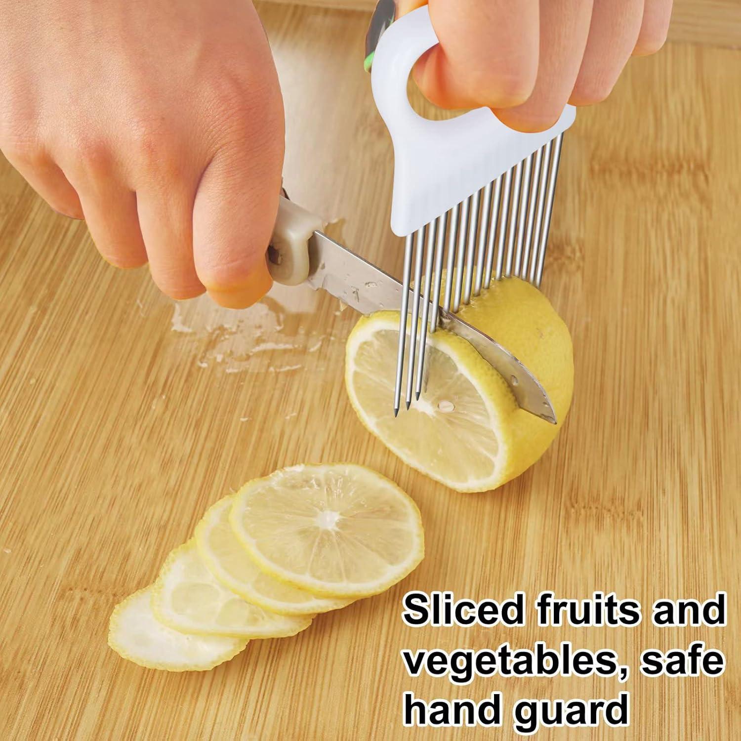 Soporte de Cebolla Ruooson 2 Pcs Acero Inoxidable Multifuncional