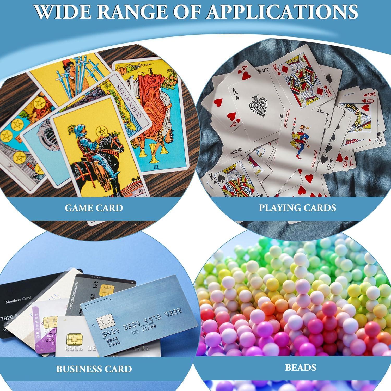 Kitoyz Estuche de Cartas de Juego Transparente 6 PCS