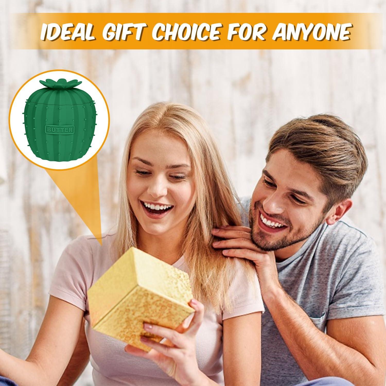 Contenedor de Mantequilla de Silicona Oyrlize Verde Oscuro