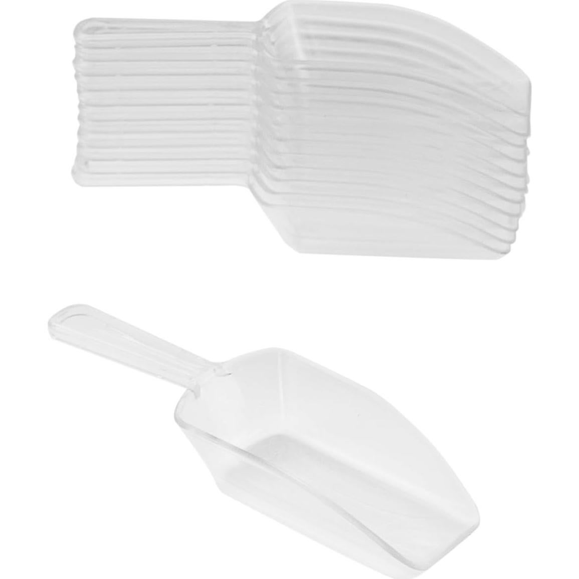 Cucharas de Acrílico Transparentes Super Z Outlet - 12 Unidades