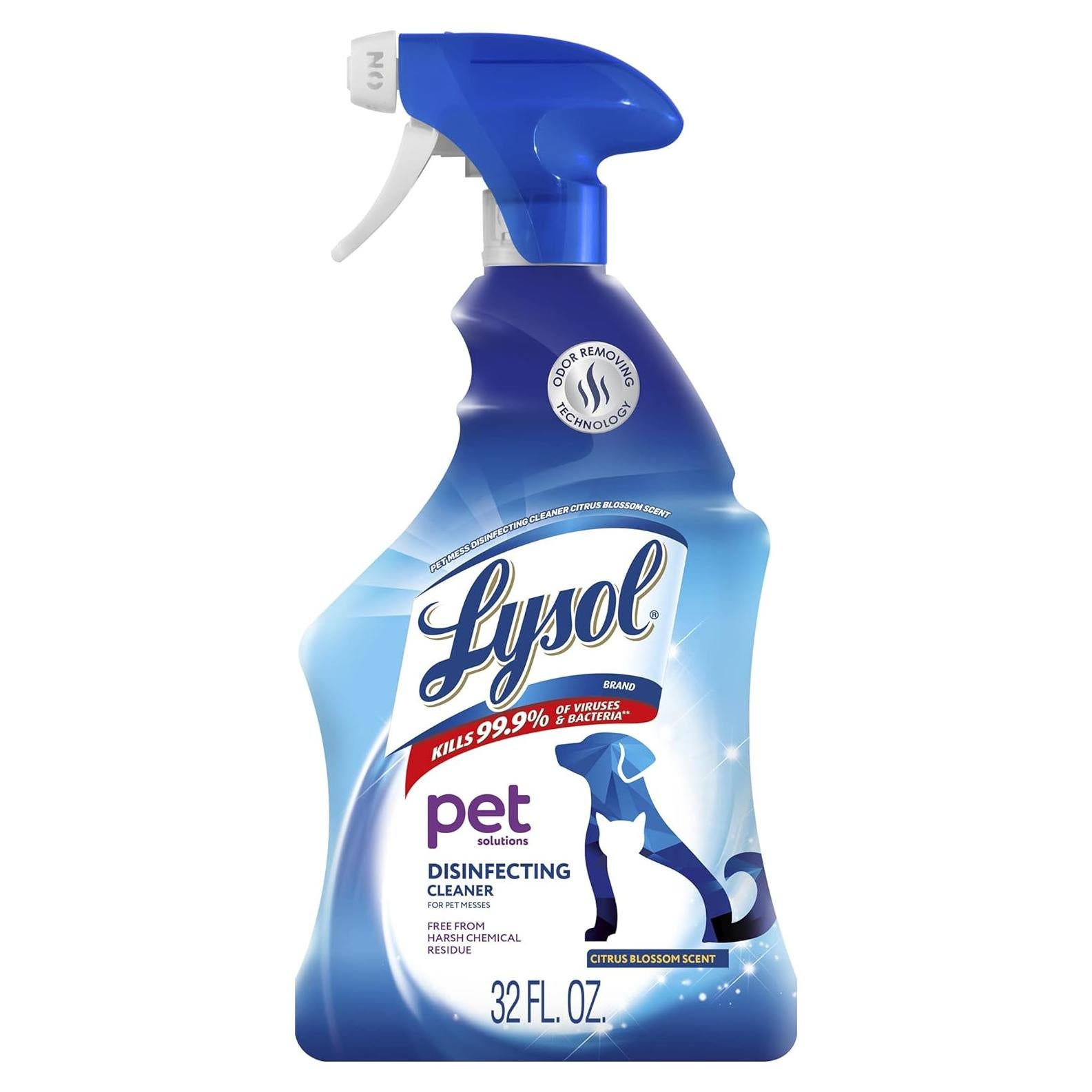 Lysol Spray Limpiador Desinfectante para Mascotas 0.95L