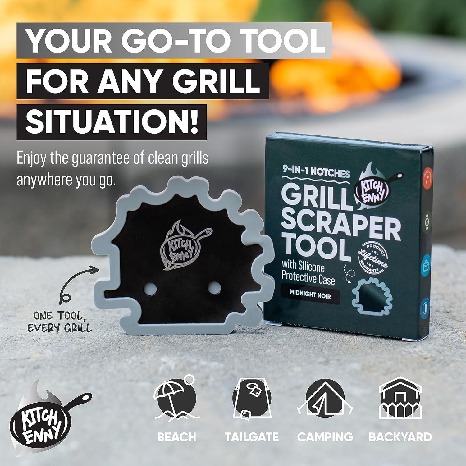 Raspador de Parrilla Sin Cerdas Kitcheny - 6.6x5.7 cm