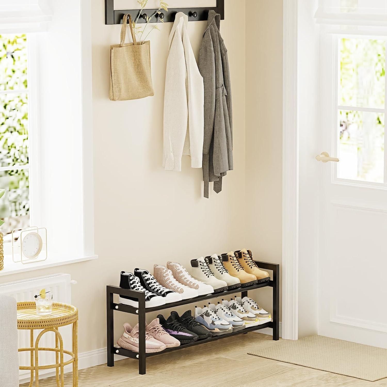 Estante Expandible para Zapatos Mavivegue 2 Niveles Ajustable