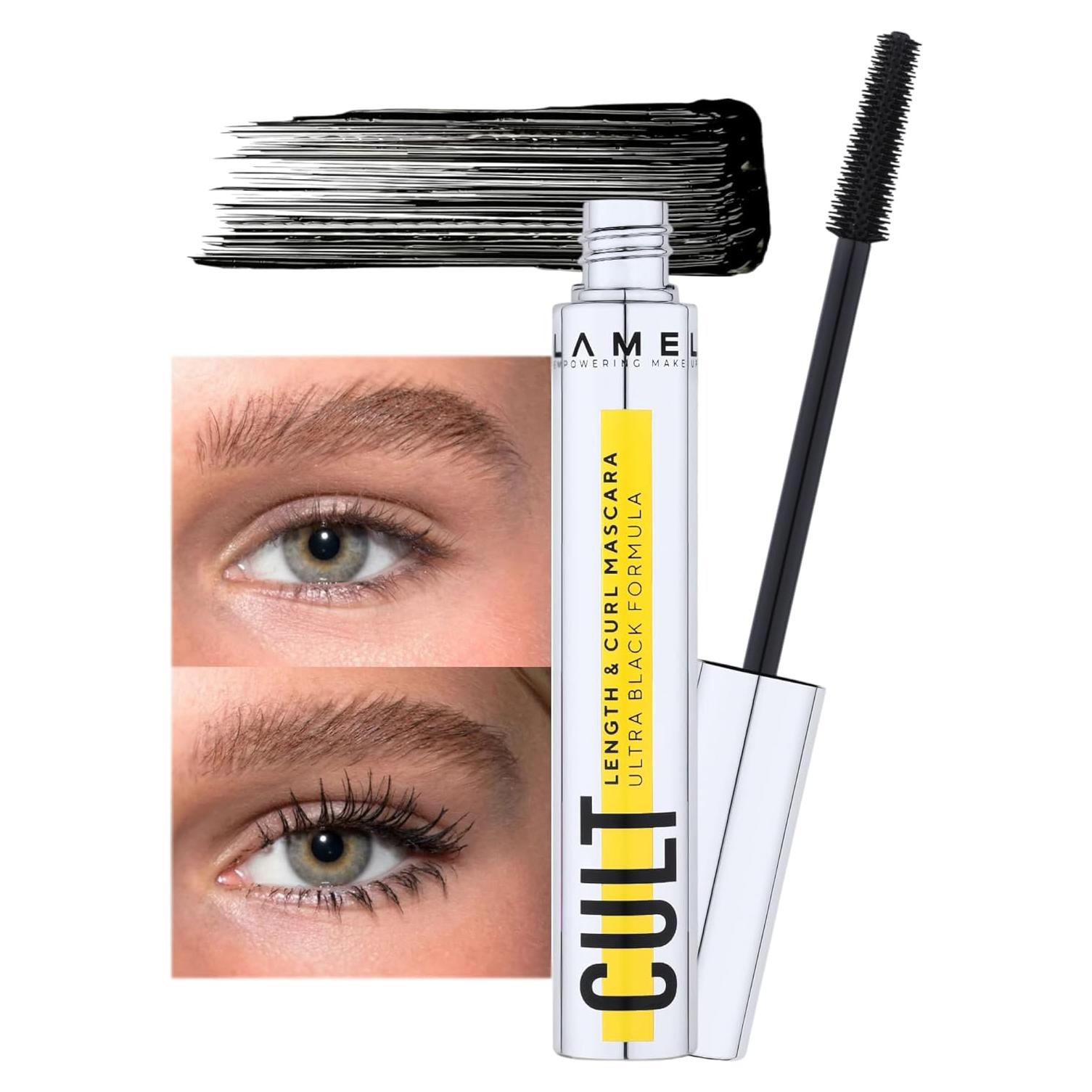 Máscara de Pestañas LAMEL Longitud y Rizo Negro 402