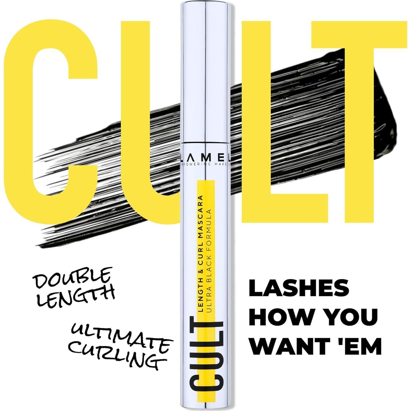 Máscara de Pestañas LAMEL Longitud y Rizo Negro 402