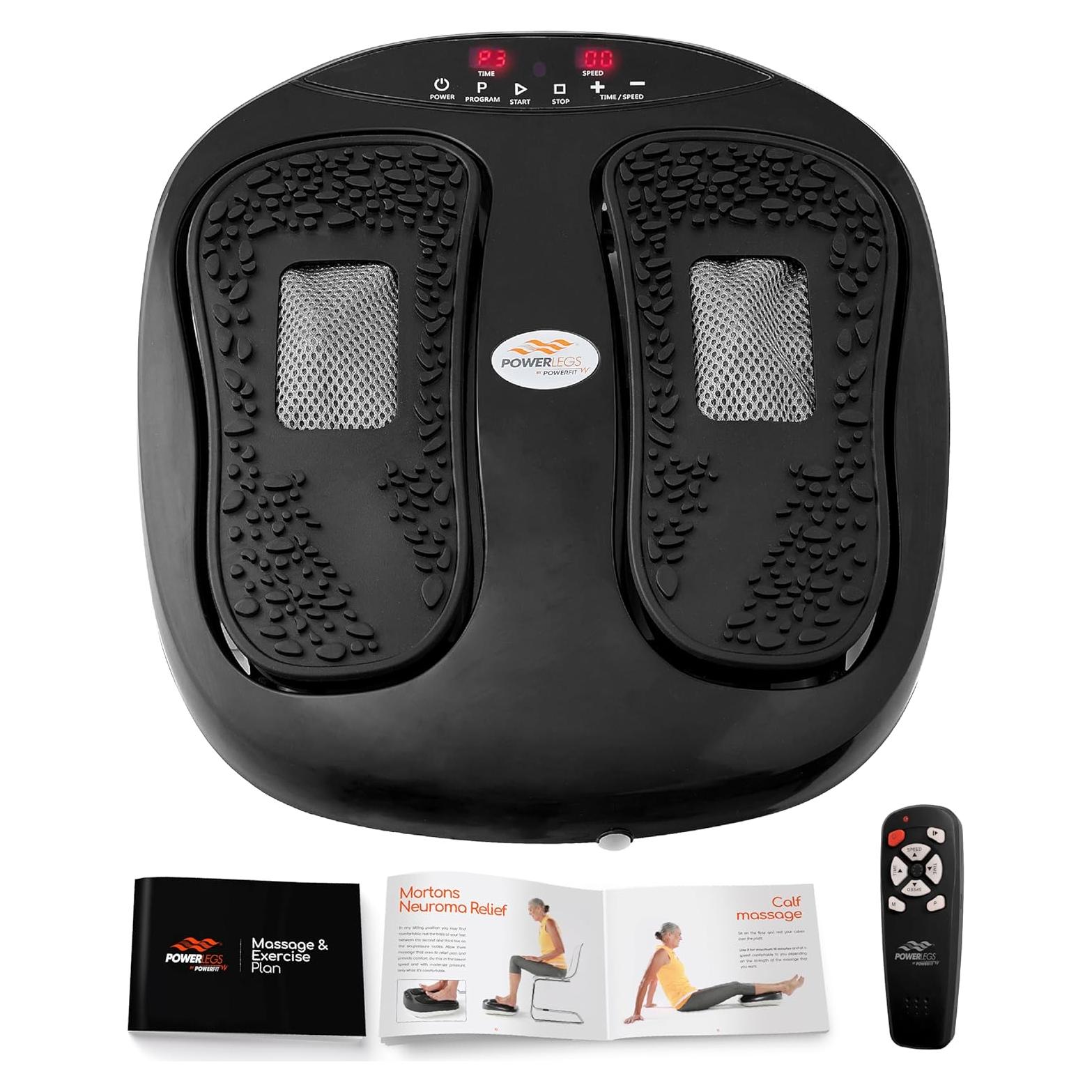 Masajeador de Pies Eléctrico Powerfit ETF002M-B con Control Remoto