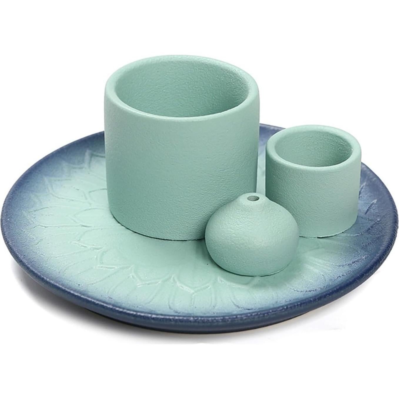 Soporte de Incienso Cerámica Comeon 13x5 cm Azul