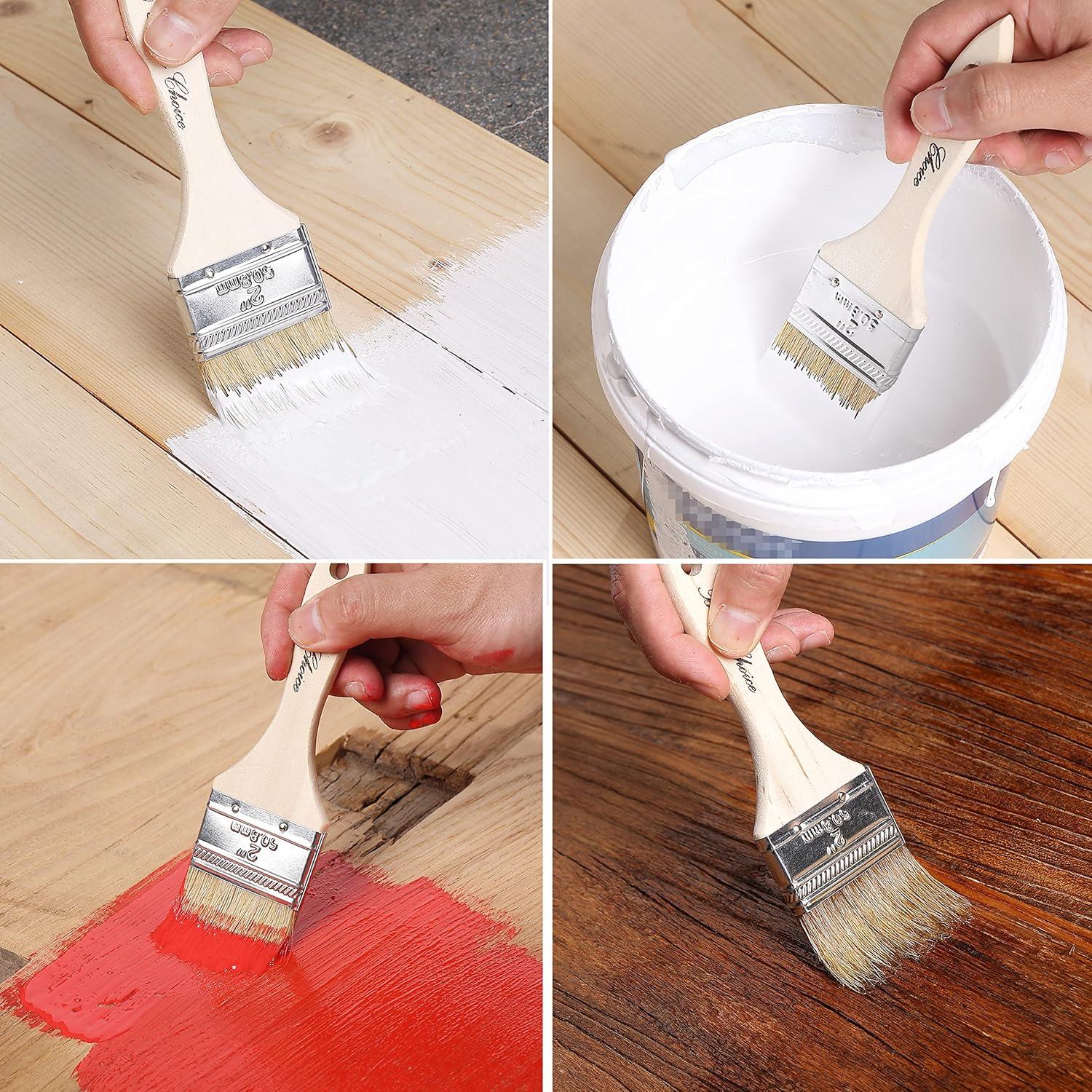 Juego de brochas de cerda natural Bates Choice - 24 piezas