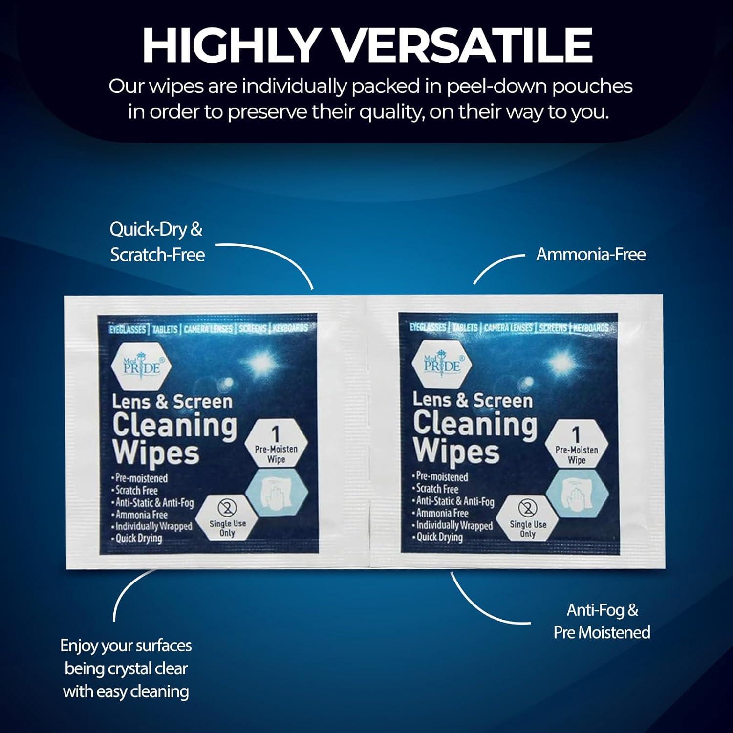 Toallitas Limpiadoras Antivaho MED PRIDE 100 Unidades