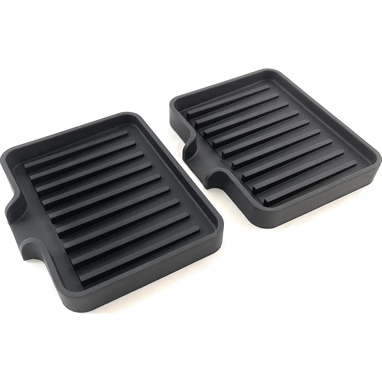 Bandeja de Jabón de Silicona Happitasa con Soporte para Esponjas - 2 Piezas