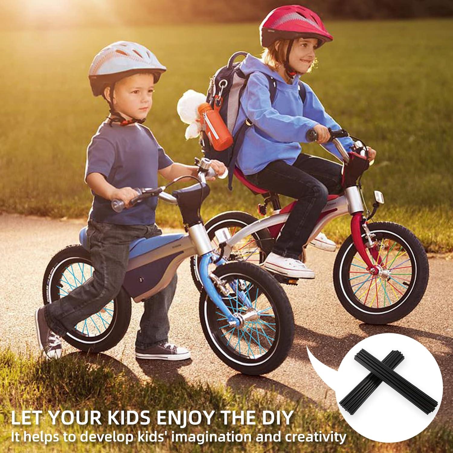 Cubiertas de Radios PPXIONG 72 Piezas para Motocicleta y Bicicleta