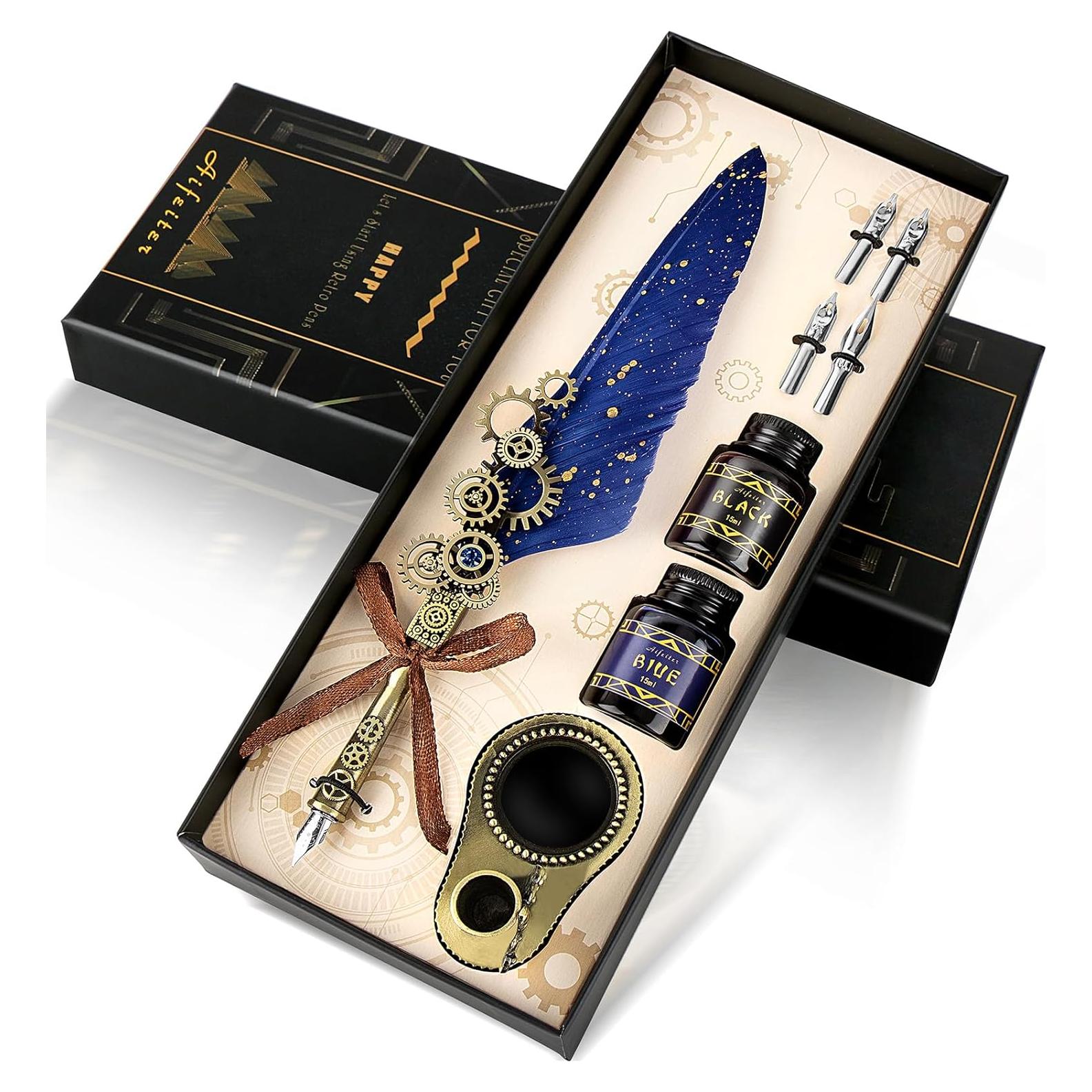 Juego de Caligrafía Aifeiter con Pluma, Tinta y Soporte