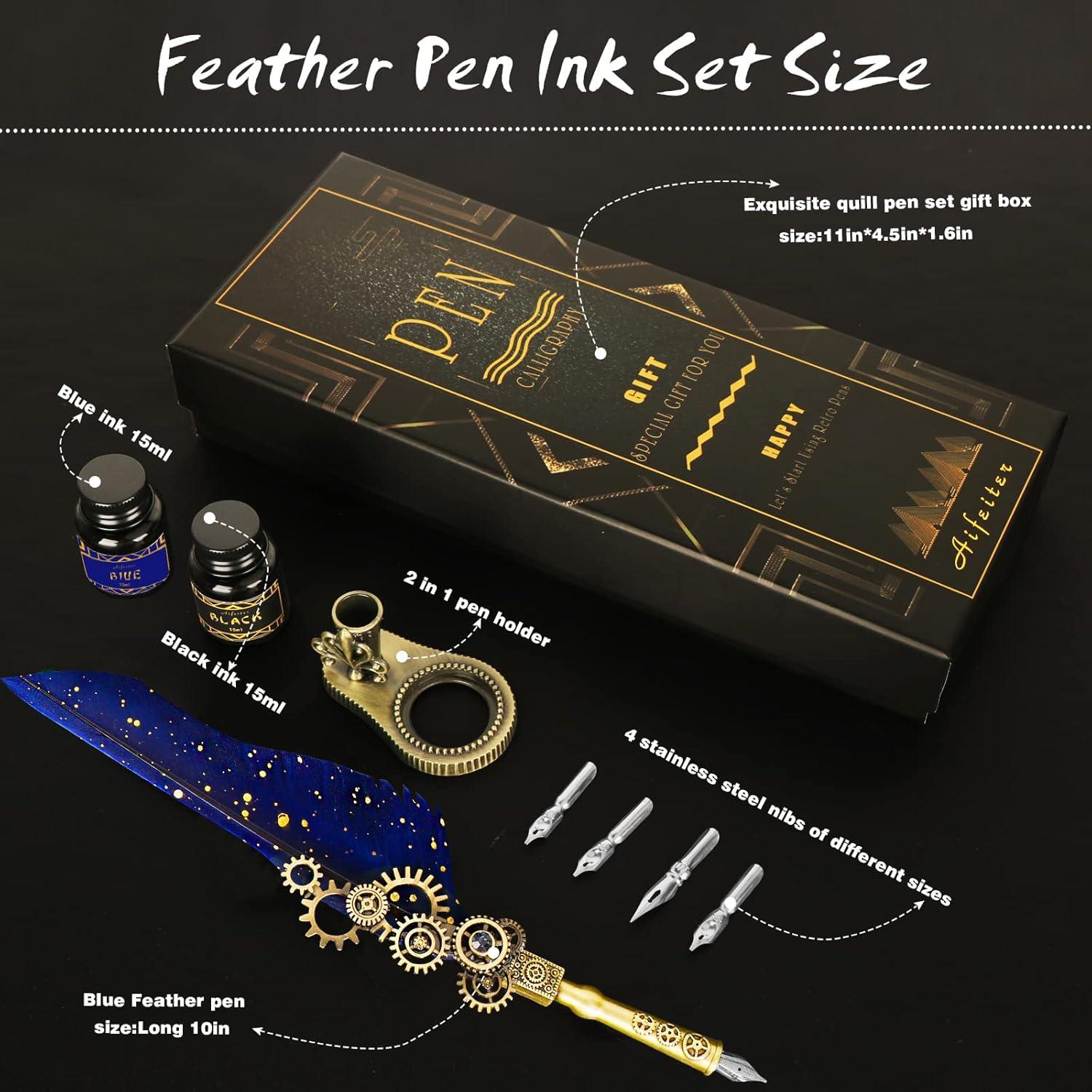 Juego de Caligrafía Aifeiter con Pluma, Tinta y Soporte