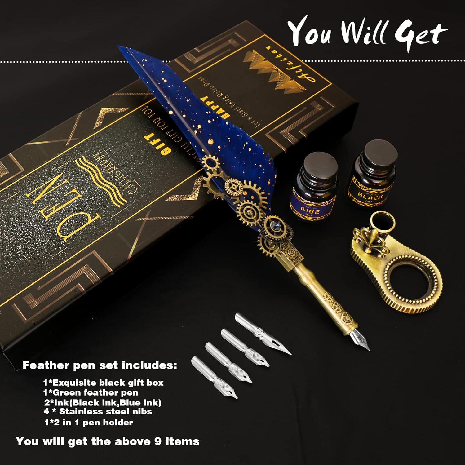 Juego de Caligrafía Aifeiter con Pluma, Tinta y Soporte