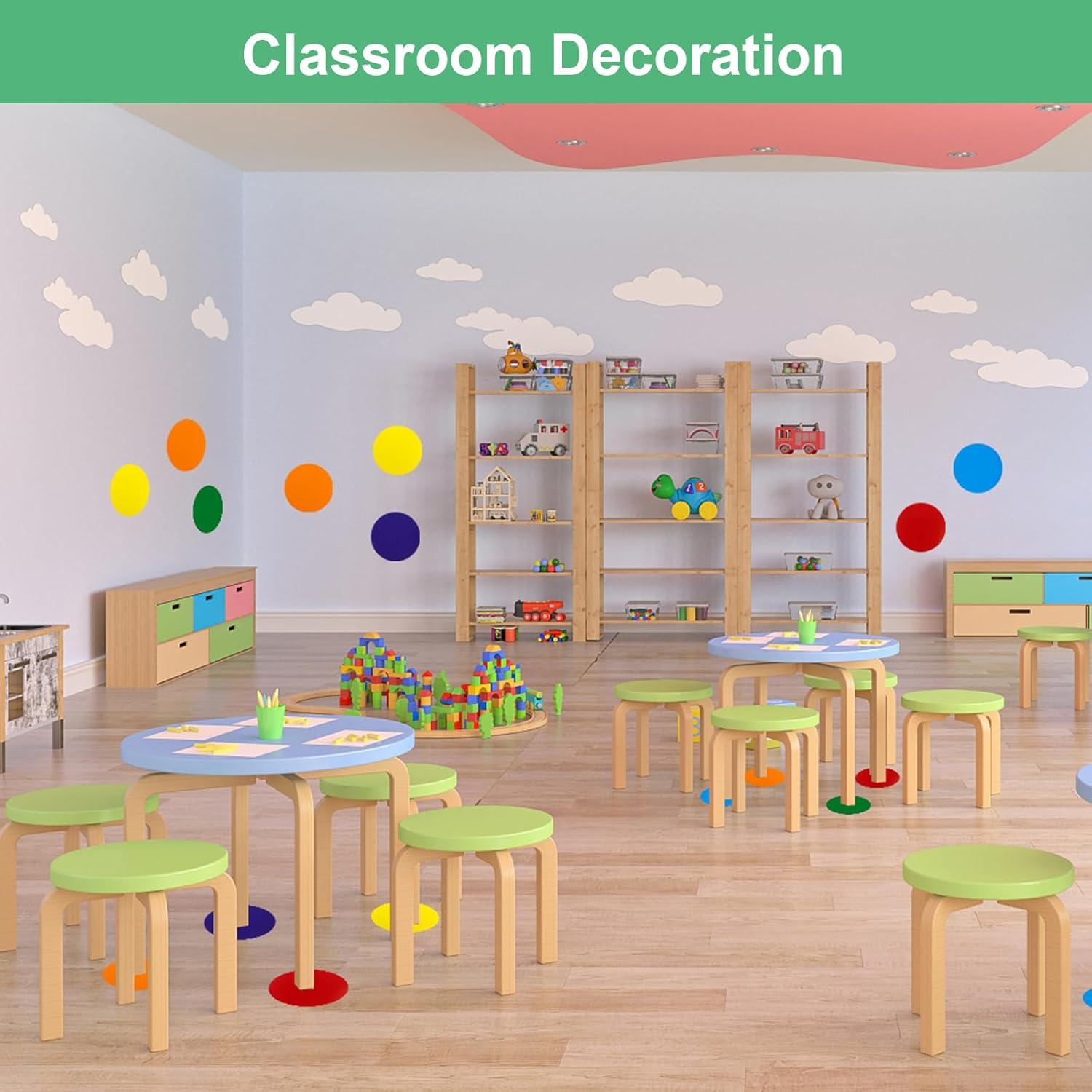 Etiquetas de Puntos de Piso Coloridas ForTomorrow 36 Pcs 15.24 cm