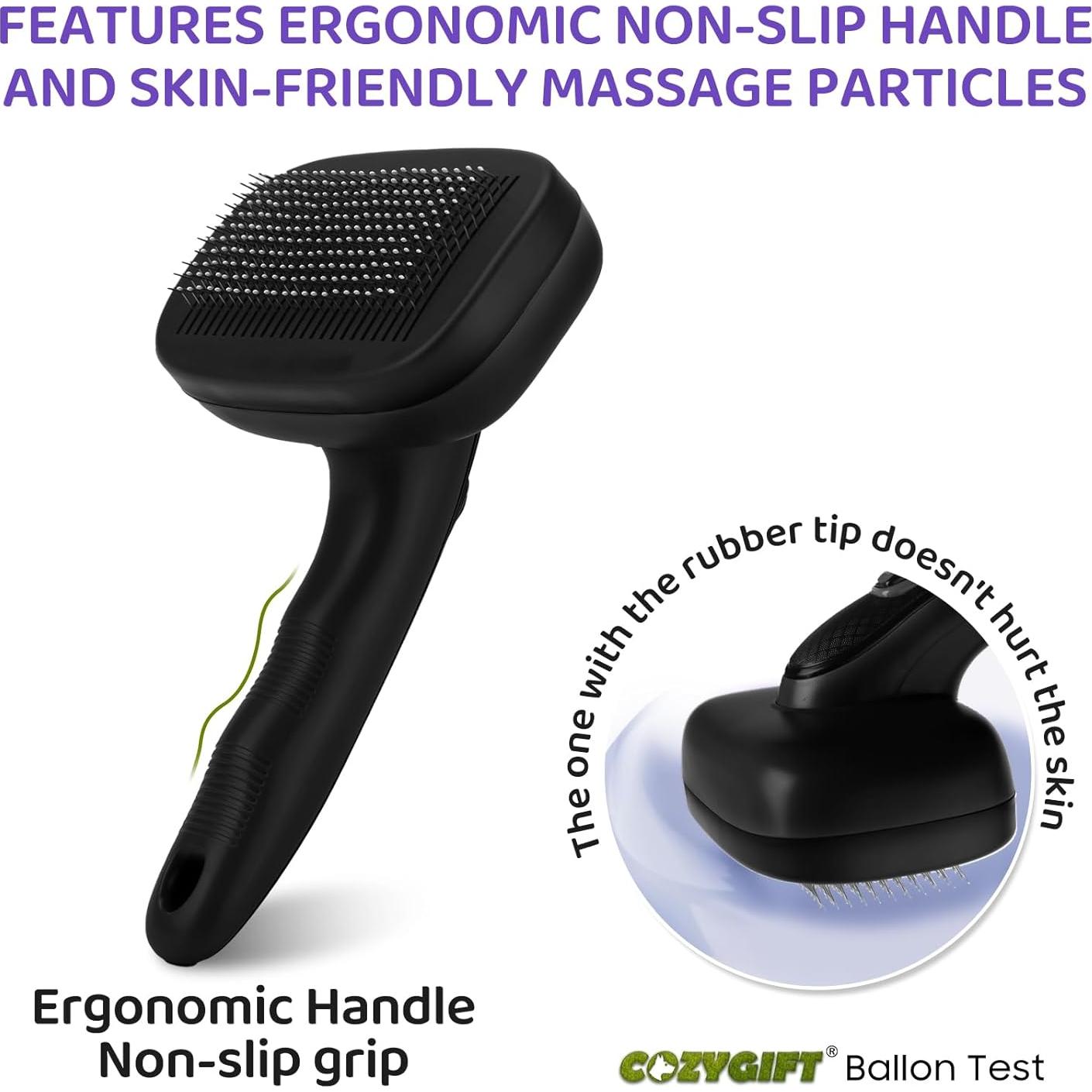 Kit de Aseo para Mascotas COZYGIFT - 3 Piezas Negro