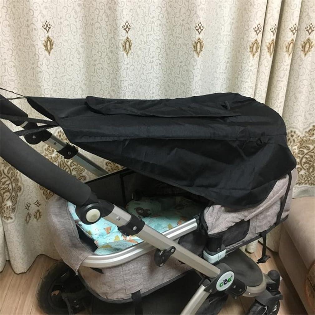 Sombra para Cochecito Universal UPF50+ Gris/Negro 59x69cm