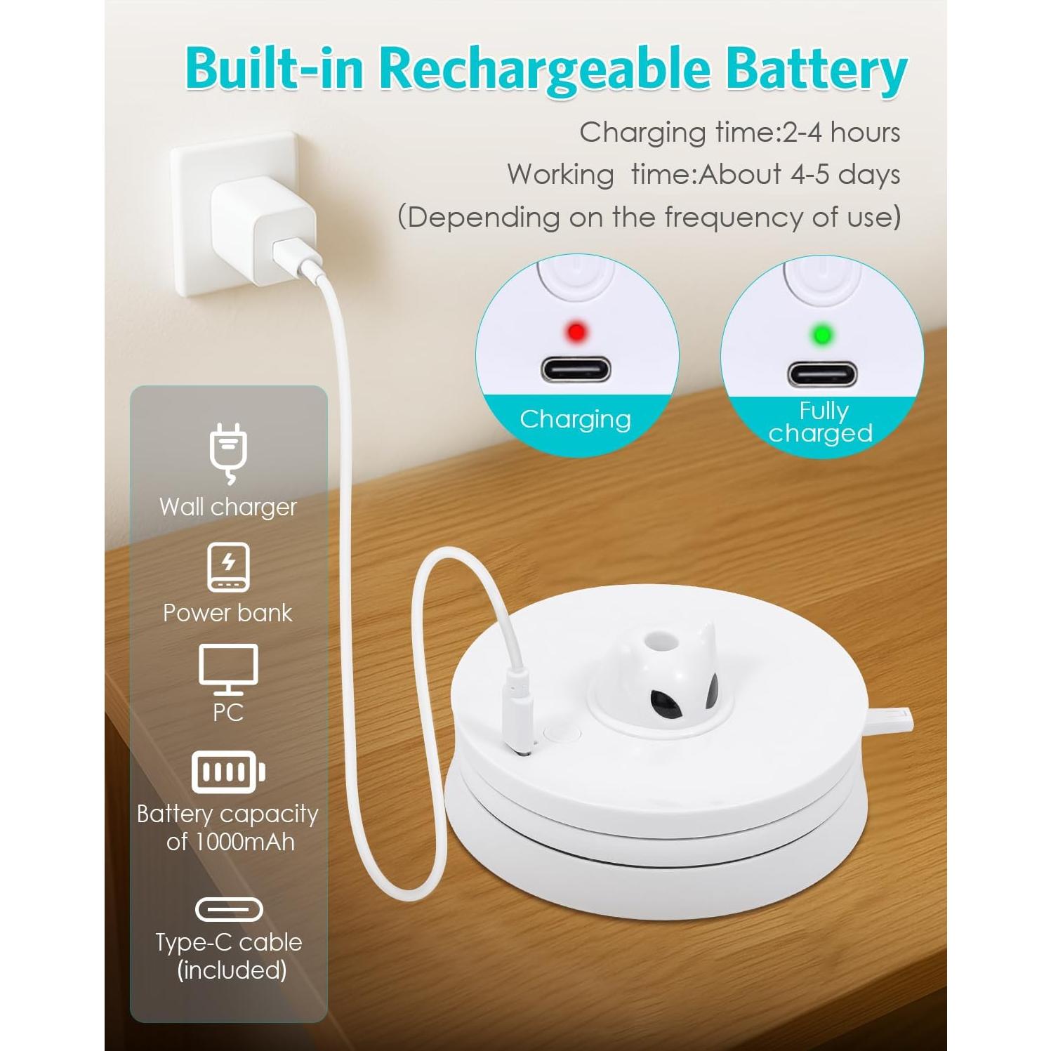 Juguete Interactivo para Gatos Temracha 3 en 1 Recargable