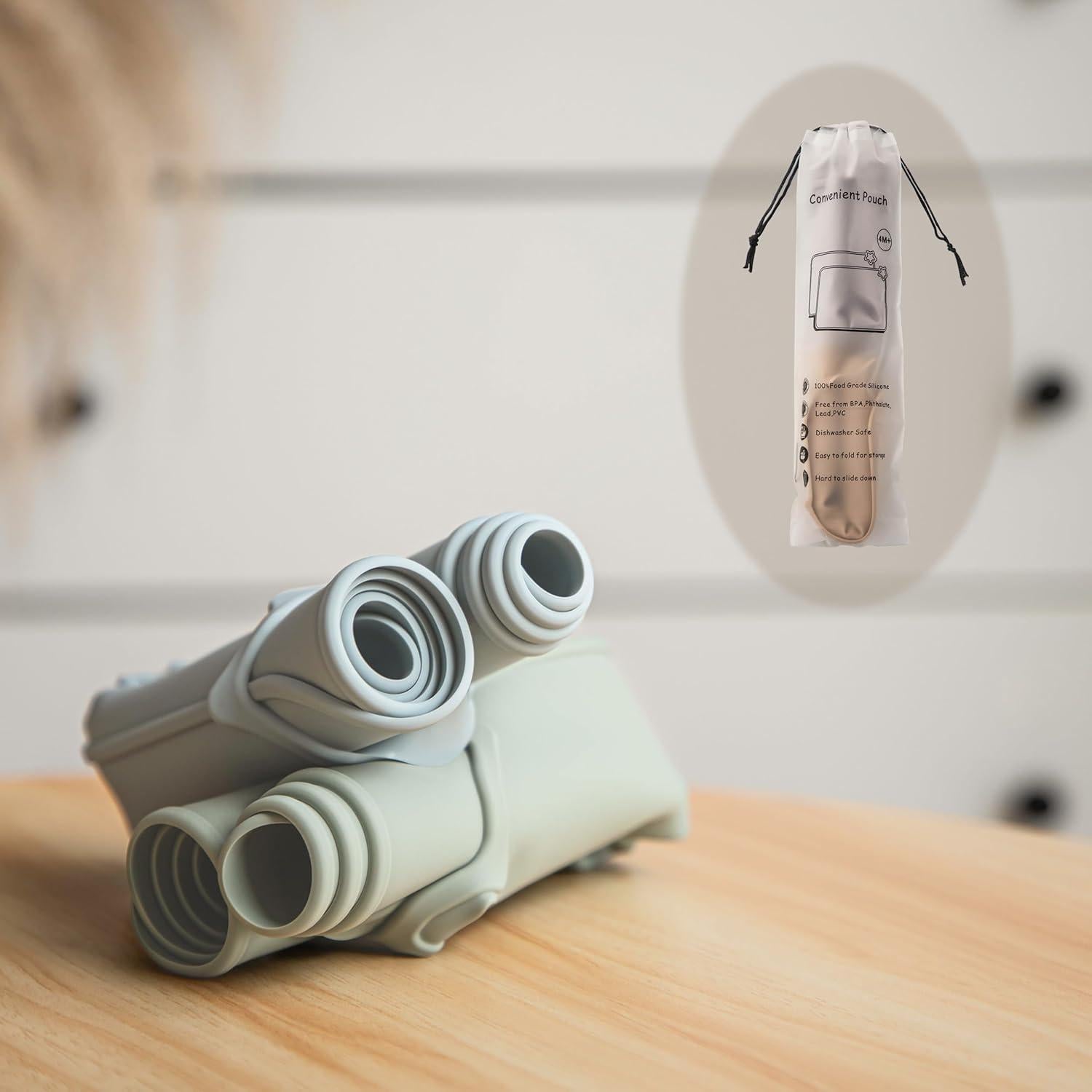 Manteles de Silicona Moonkie para Bebé 39.9x29.7cm Antideslizantes