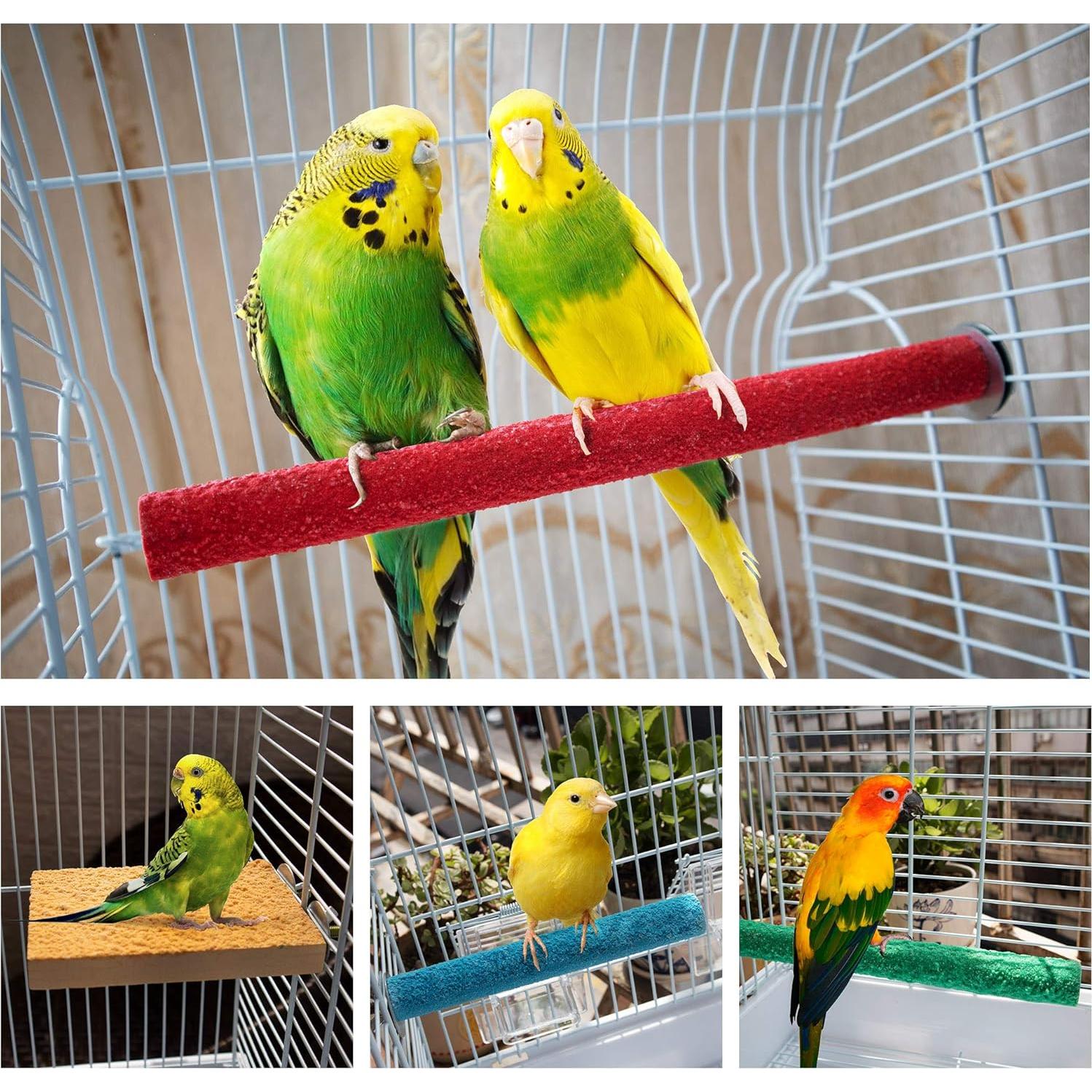 Perchas para Aves Gagiland - Madera Natural, 3 Tamaños, 250g