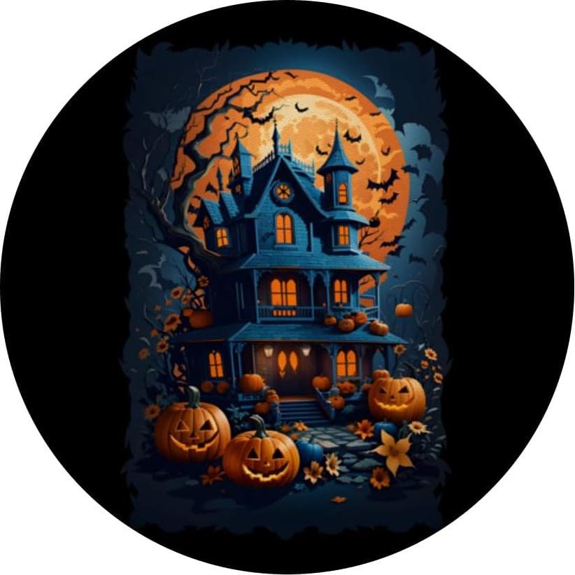 PopSockets Murciélagos y Calabazas Halloween Intercambiable