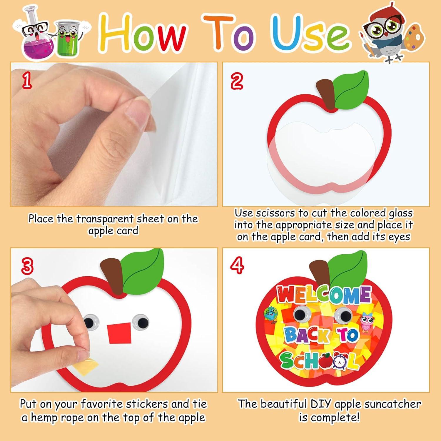 Kit de Manualidades de Manzana Cinrobiye - 24 Sets DIY Otoño