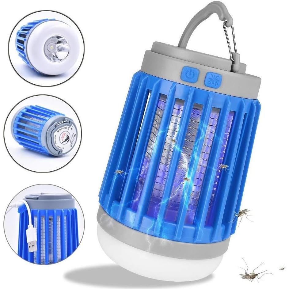Trampa de Insectos Interior Essen Guard, Luz UV y LED, Azul