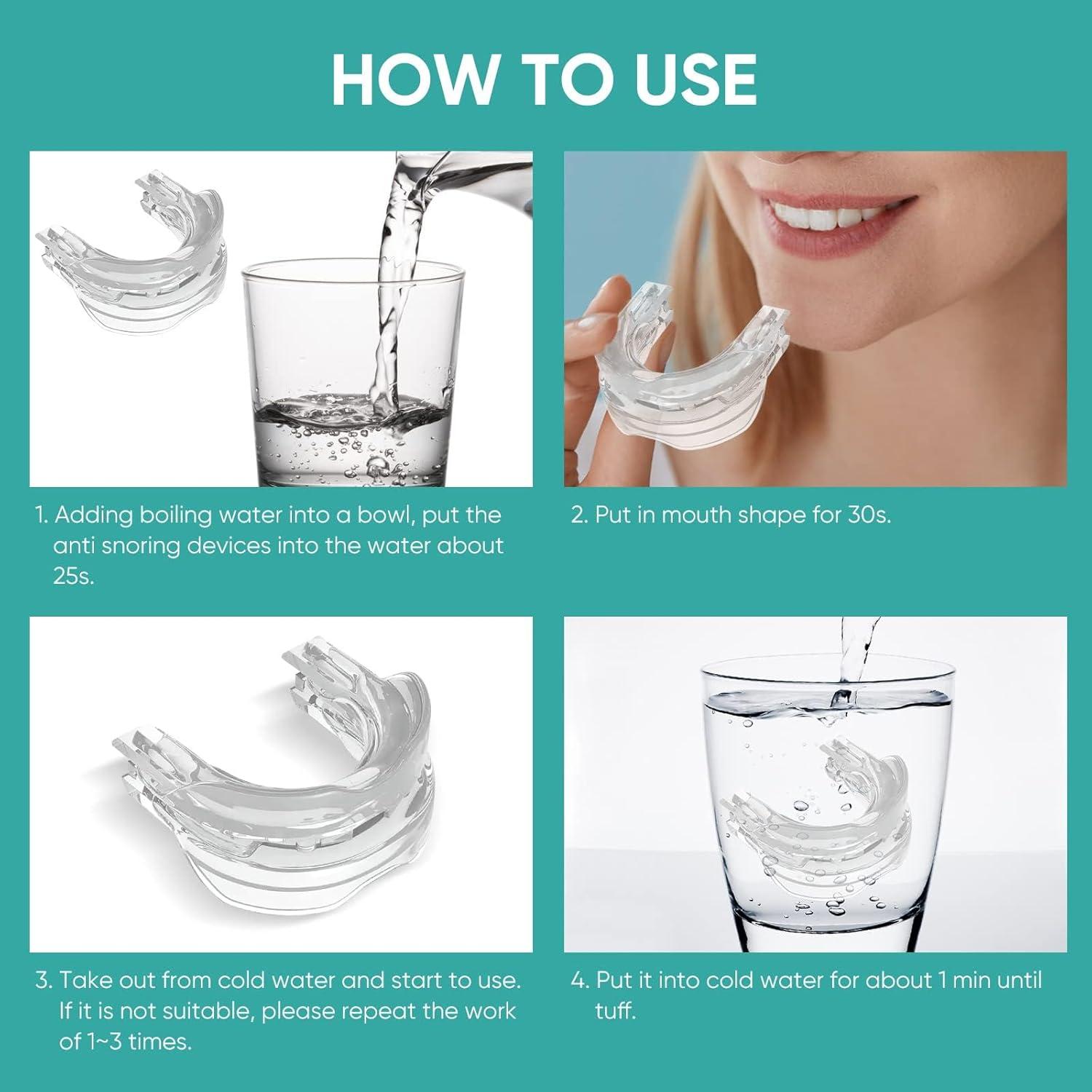 Dispositivo Antironquido Reutilizable Lmuwecno S09 Silicona