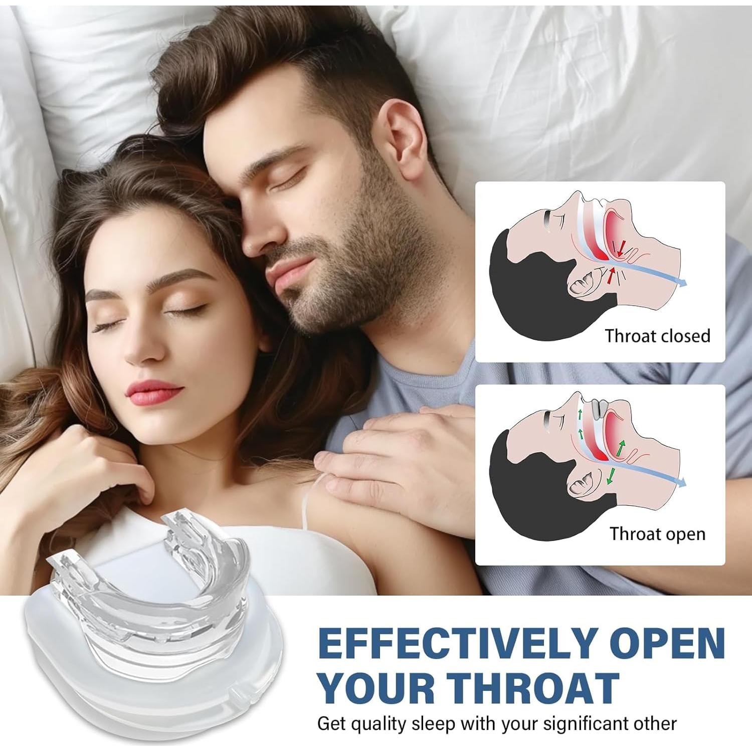 Dispositivo Antironquido Reutilizable Lmuwecno S09 Silicona