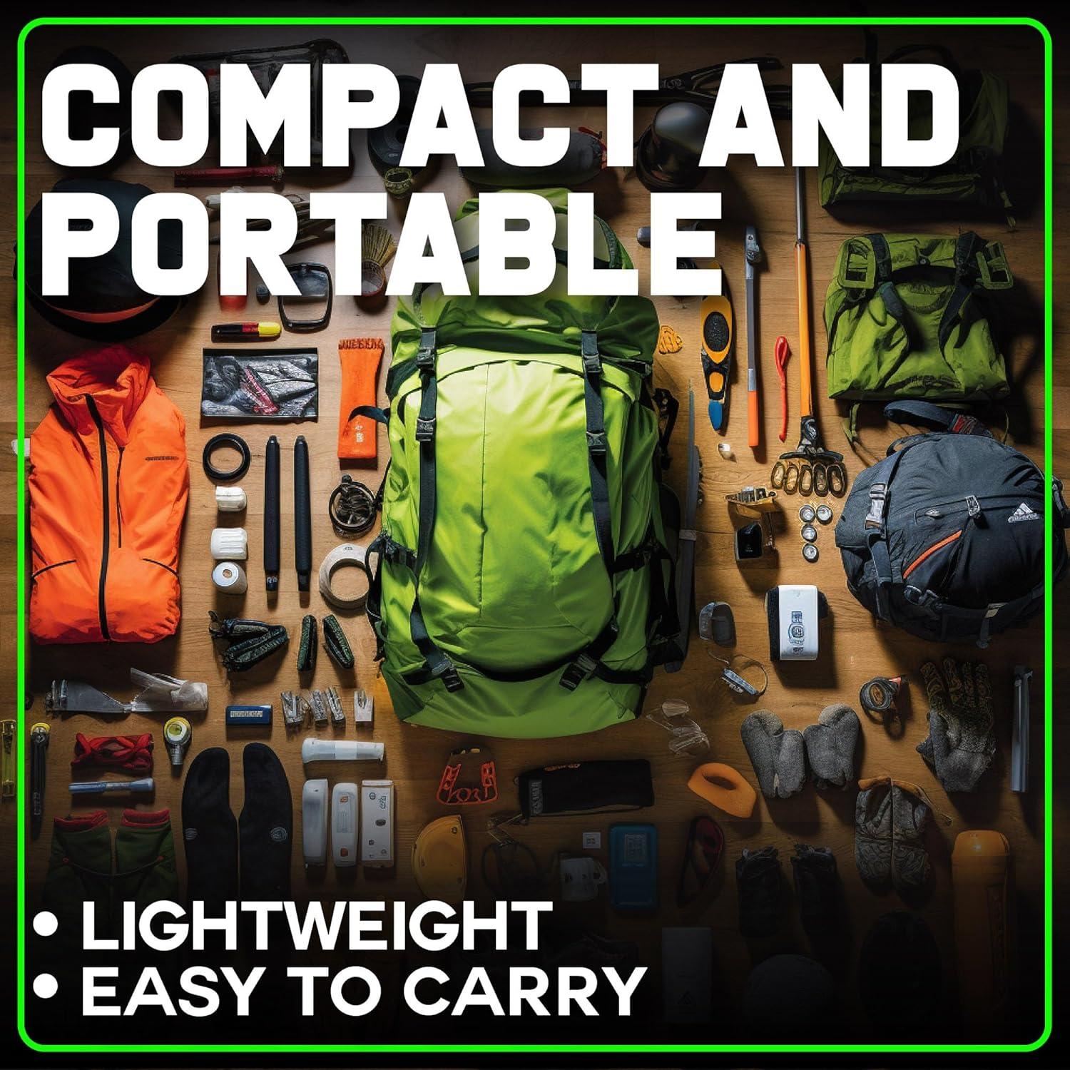 Palos de Luz de Emergencia 12 Unidades 15.24 cm Verde