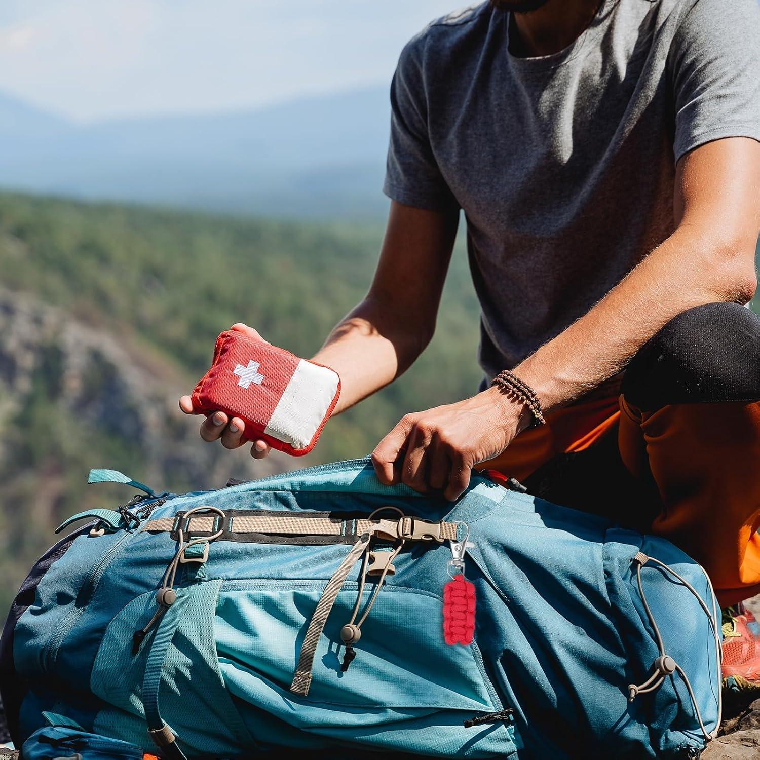 Tiradores de Cremallera Paracord uxcell 4 Piezas 79 mm Azul
