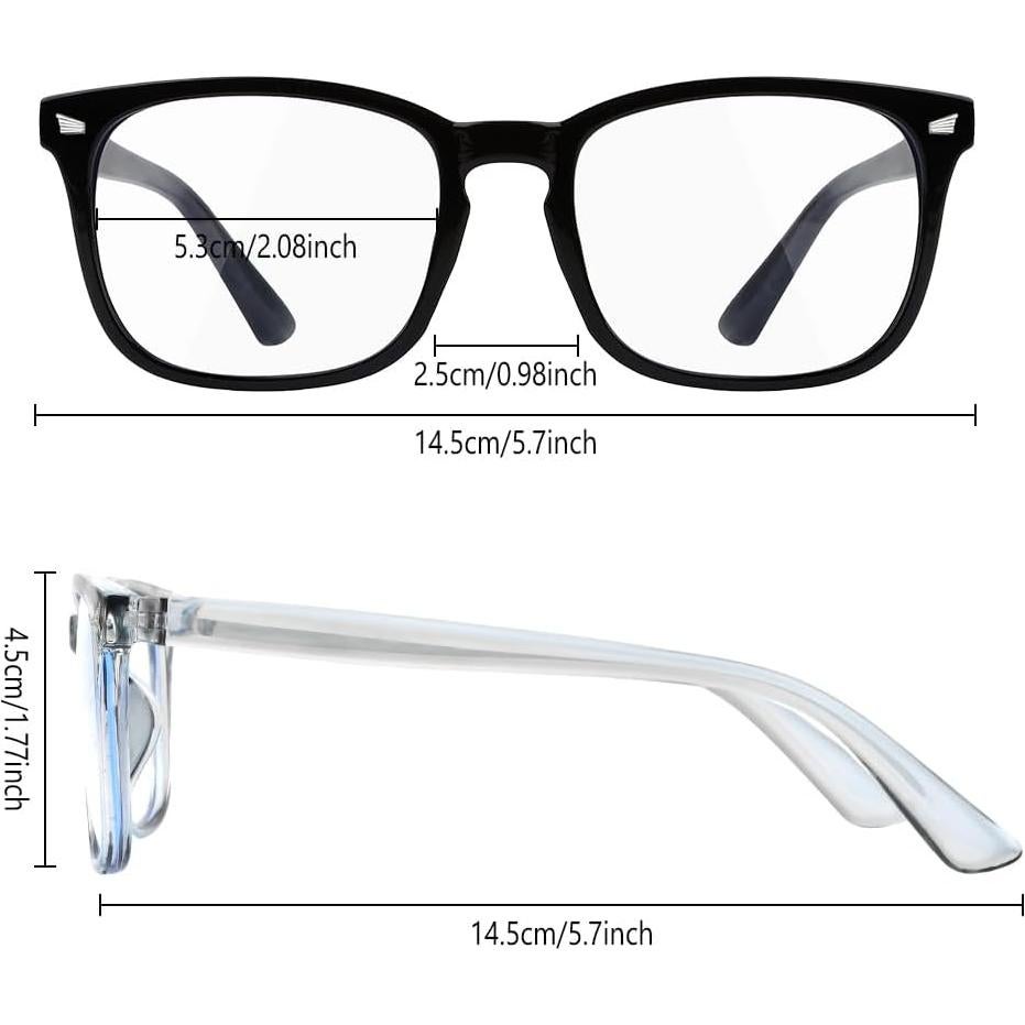 Gafas bloqueadoras de luz azul LG-30, unisex, 2 paquetes