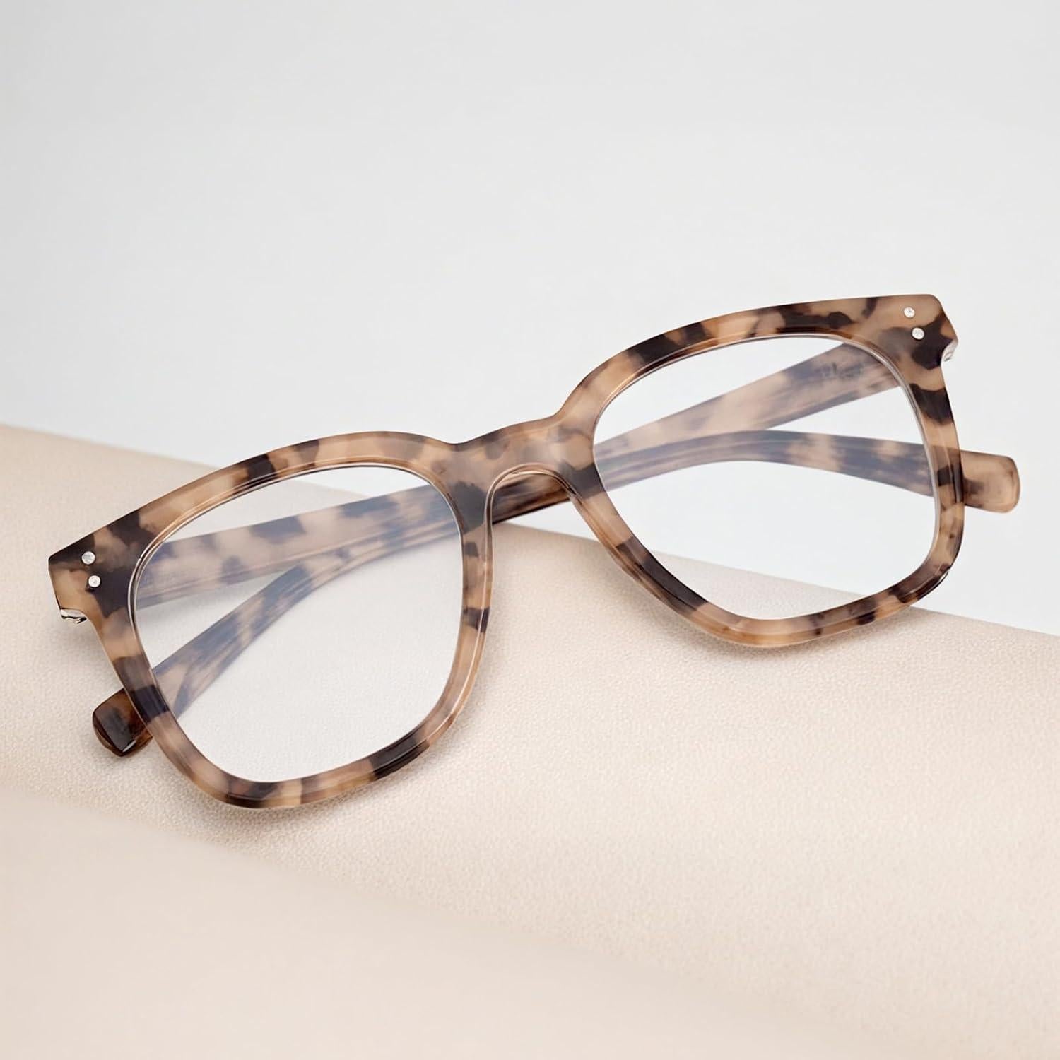 Gafas de lectura Firstsense carey ámbar +1.0 con bloqueo luz azul