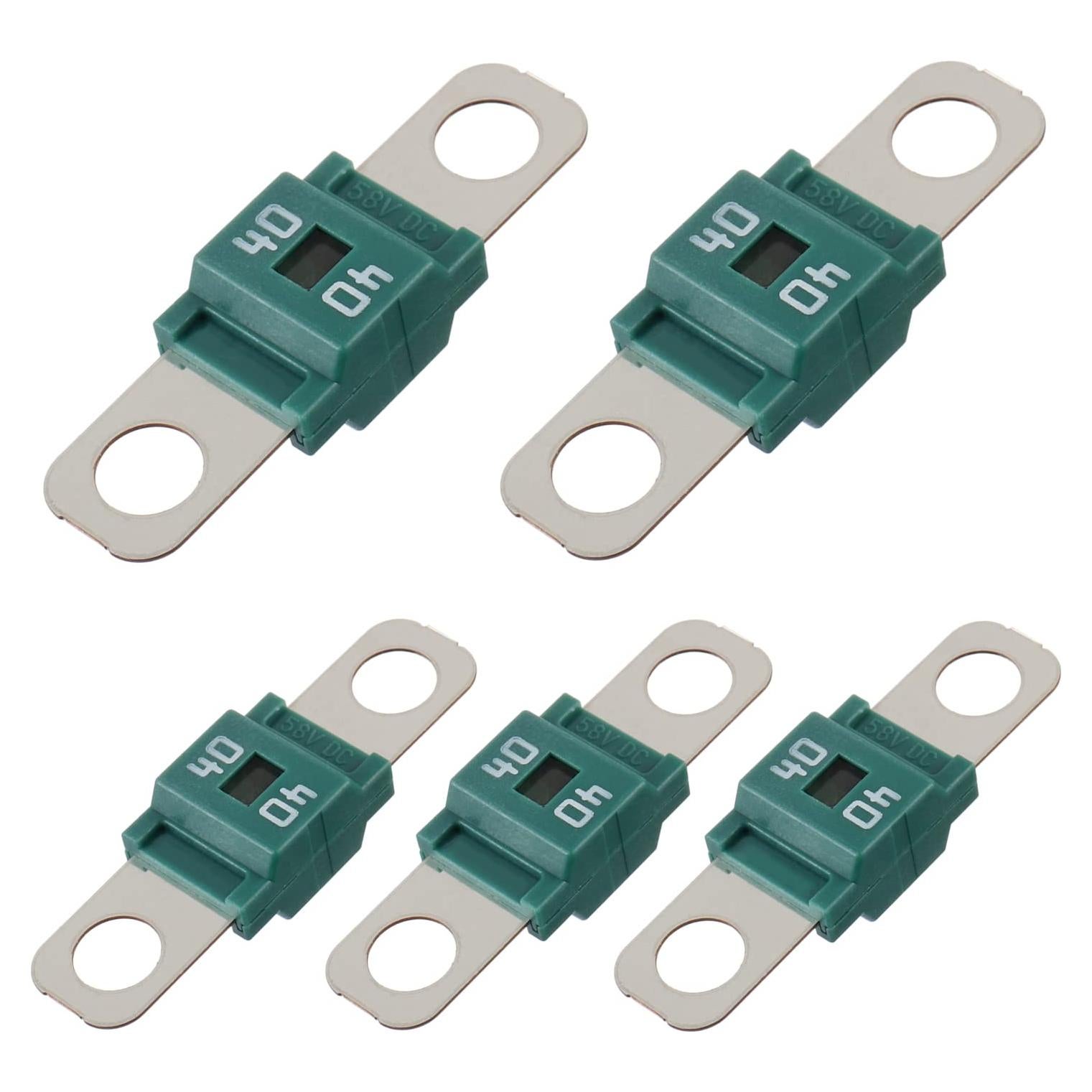 Fusible Midi 40A BOJACK - Paquete de 5 para Autos y Camiones