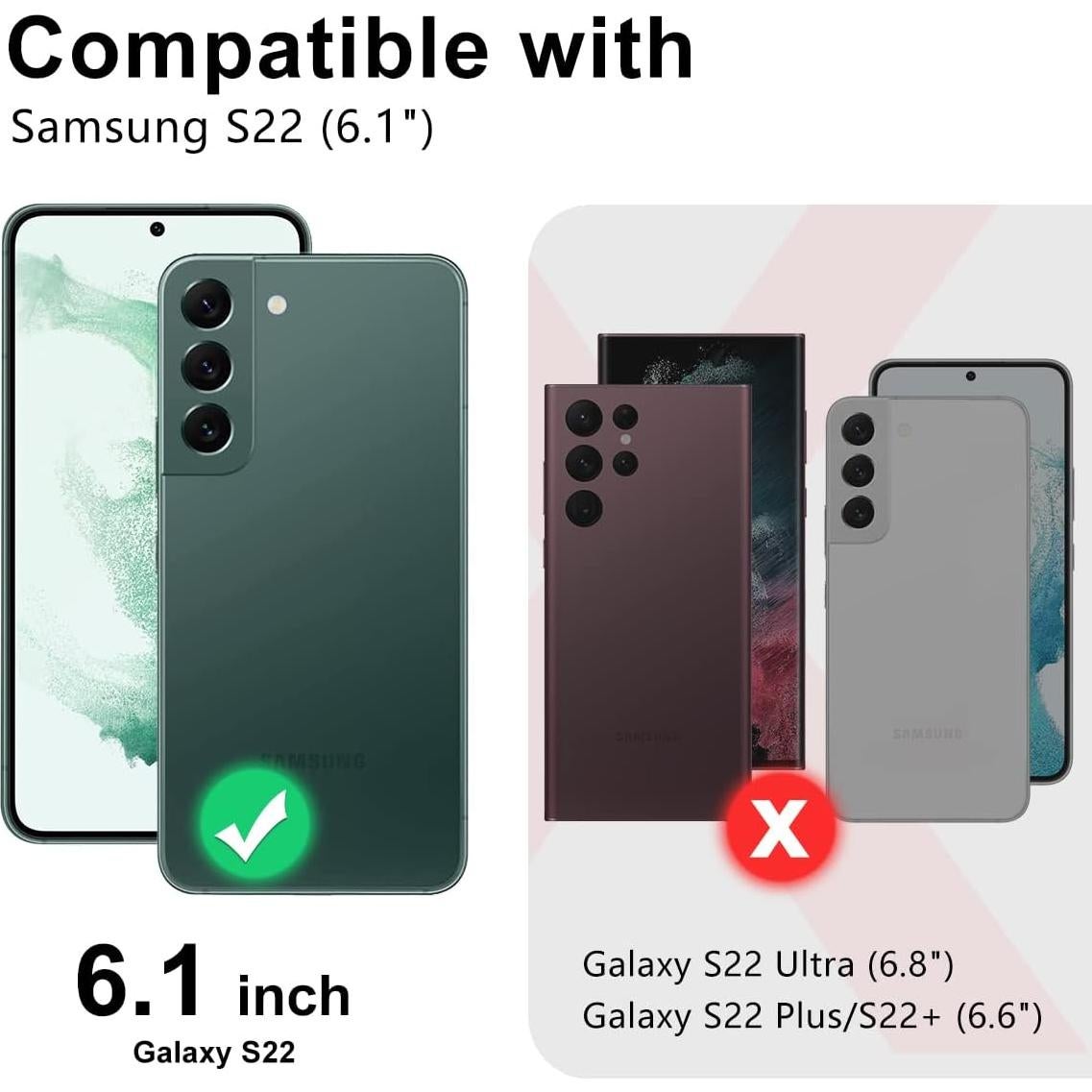 Funda Btscase para Samsung Galaxy S22 5G 6.1" Patrón Mármol