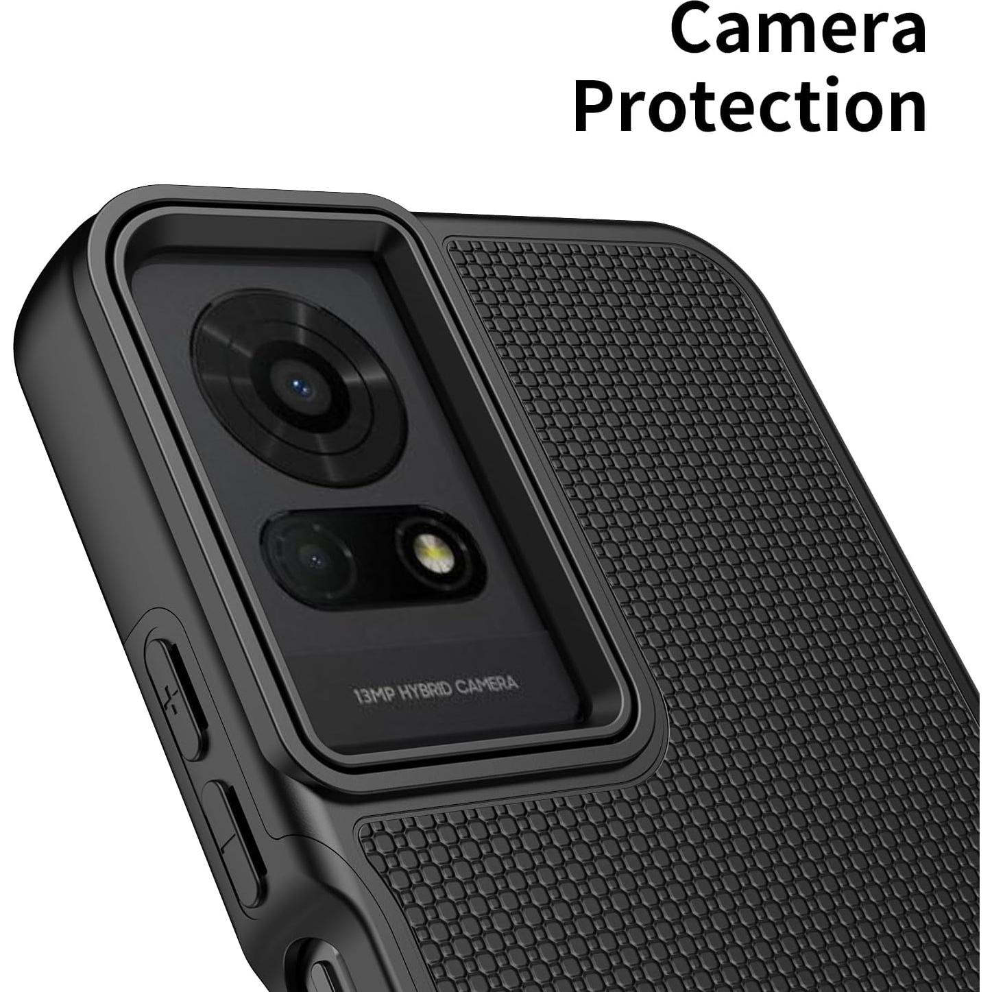 Funda resistente para TCL 50 LE / K23 / K24 con protector