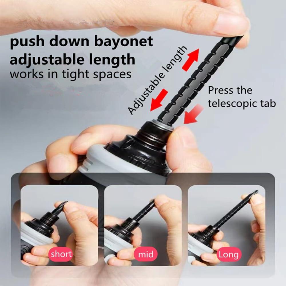 Destornillador 18 en 1 Szhdxsy Magnético Telescópico