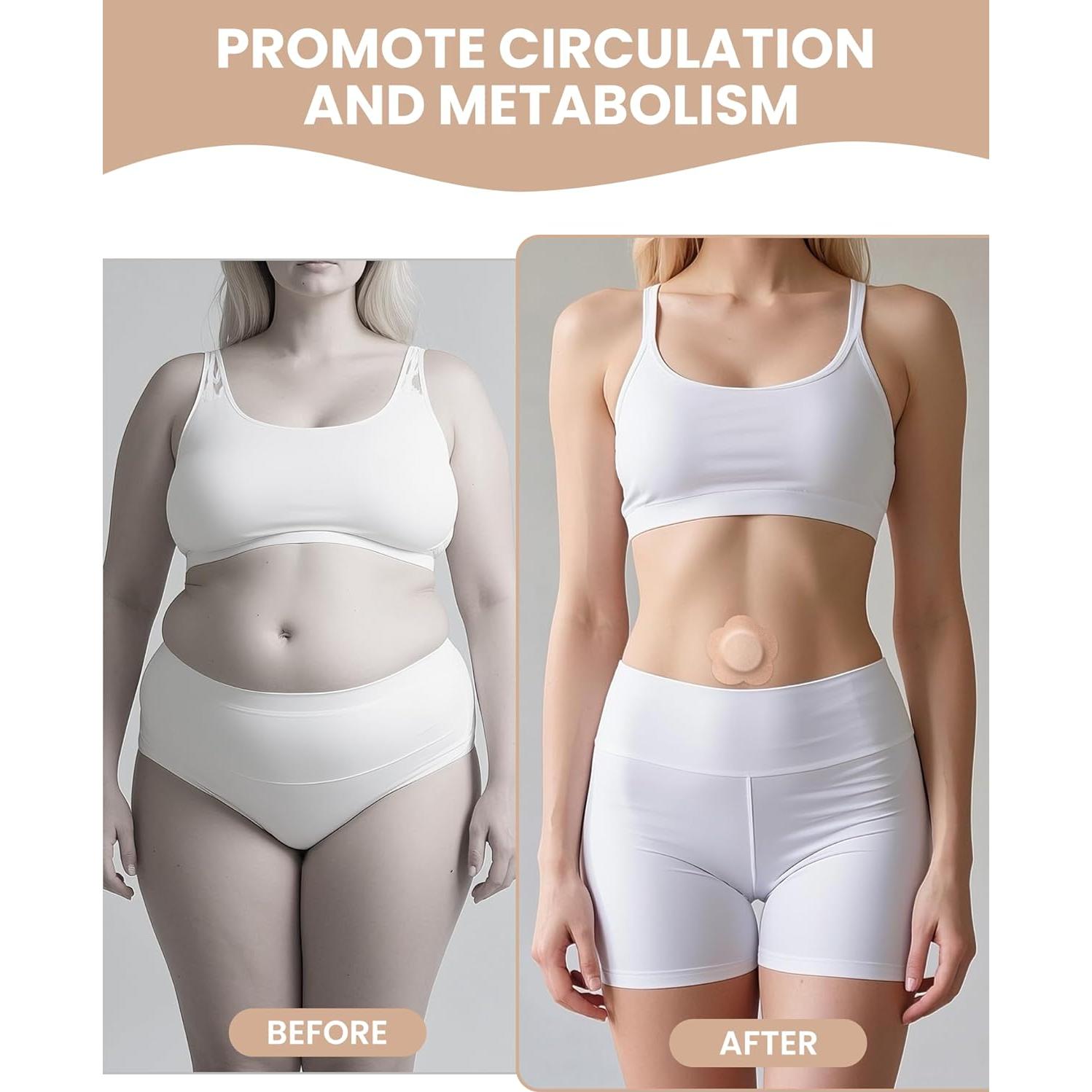 54 Parches de Aceite de Ricino GREBIKE Autoadhesivos 7x7cm