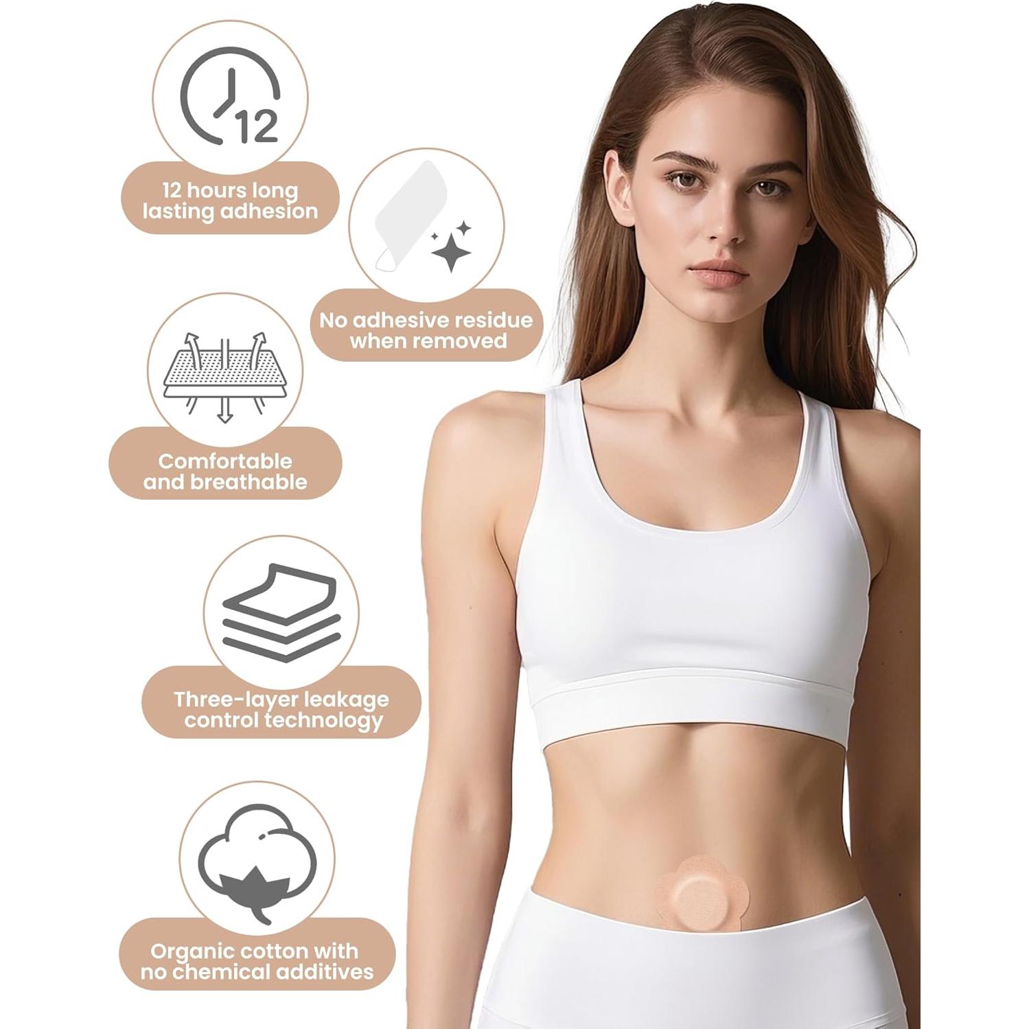 54 Parches de Aceite de Ricino GREBIKE Autoadhesivos 7x7cm