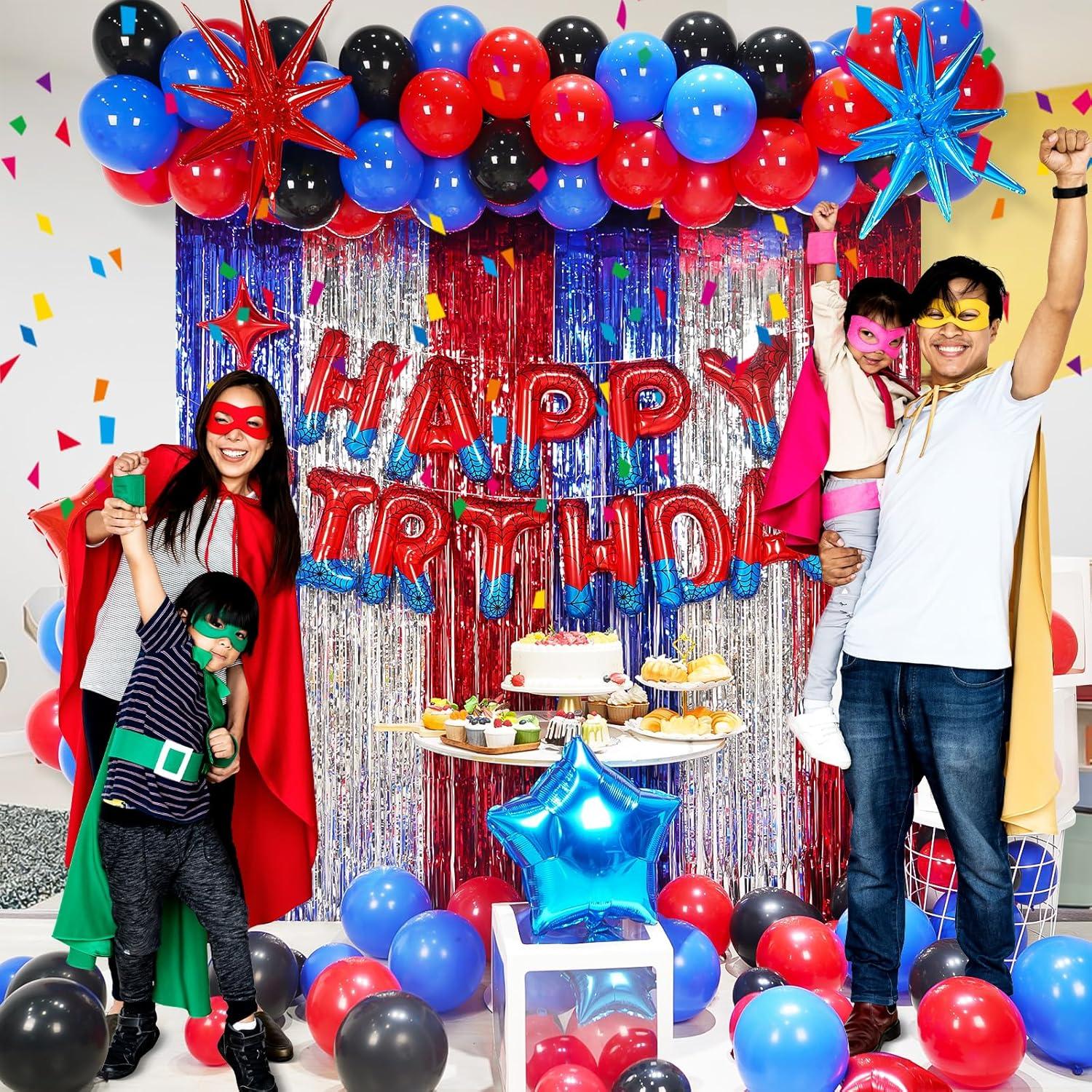 Kit de Arco de Globos Tema Araña FANGBBO 2.44m Decoración Fiesta