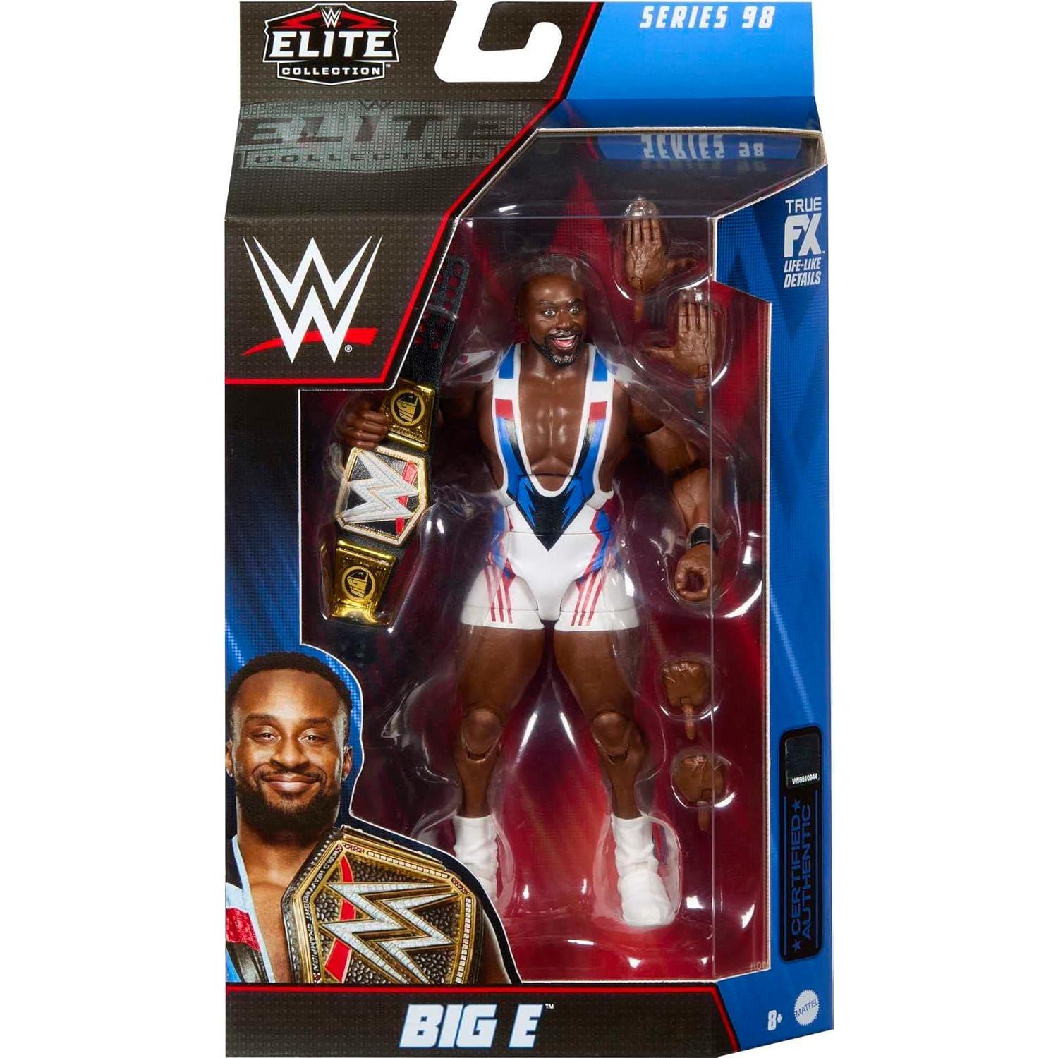 Figura de Acción Mattel WWE Elite Big E 15 cm Coleccionable