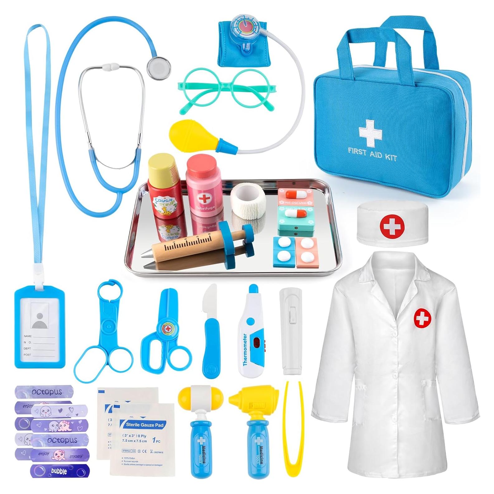 Kit de Doctor para Niños XZZO 36 Piezas con Estetoscopio