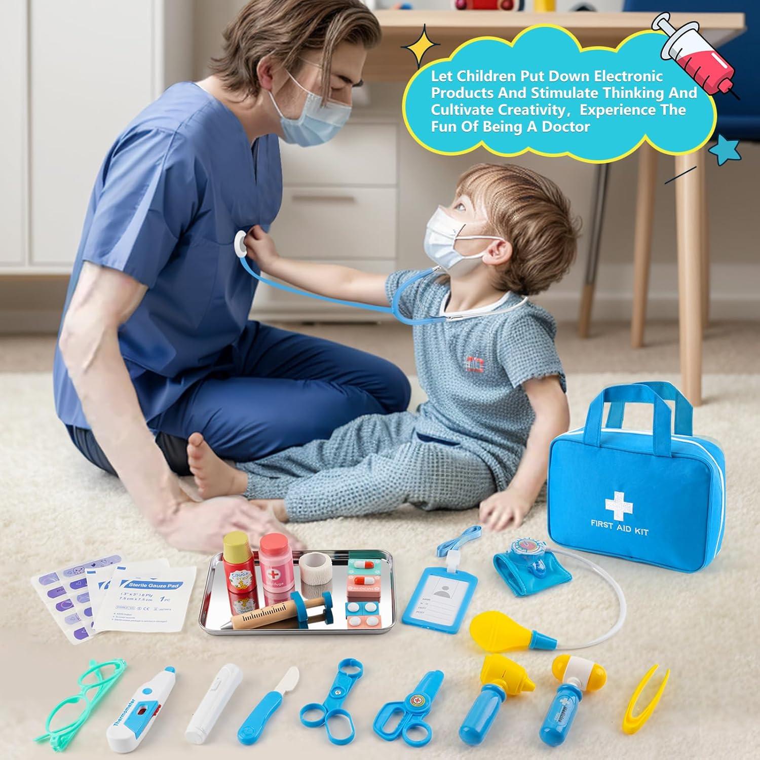 Kit de Doctor para Niños XZZO 36 Piezas con Estetoscopio
