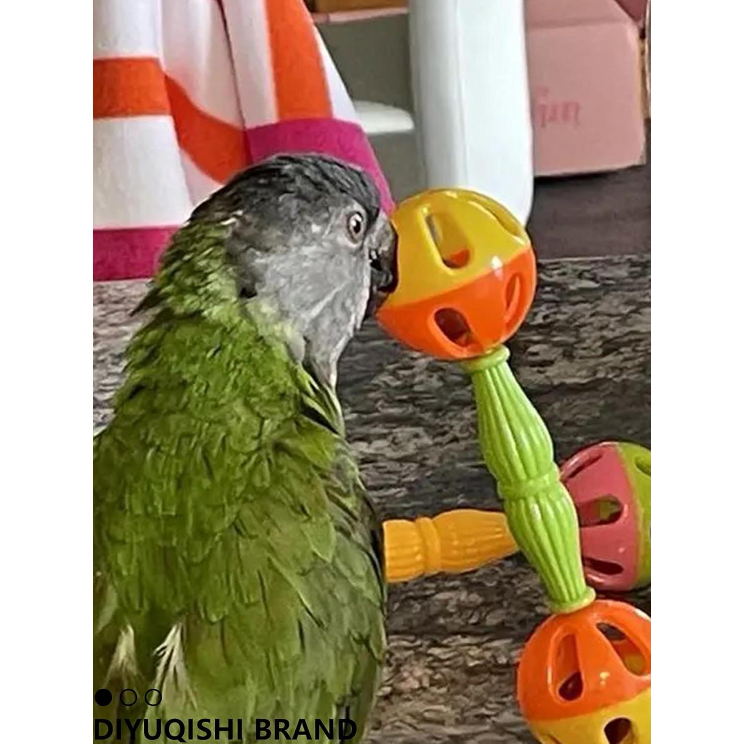 Paquete de 10 Juguetes para Aves DIYUQISHI - Diversión y Ejercicio